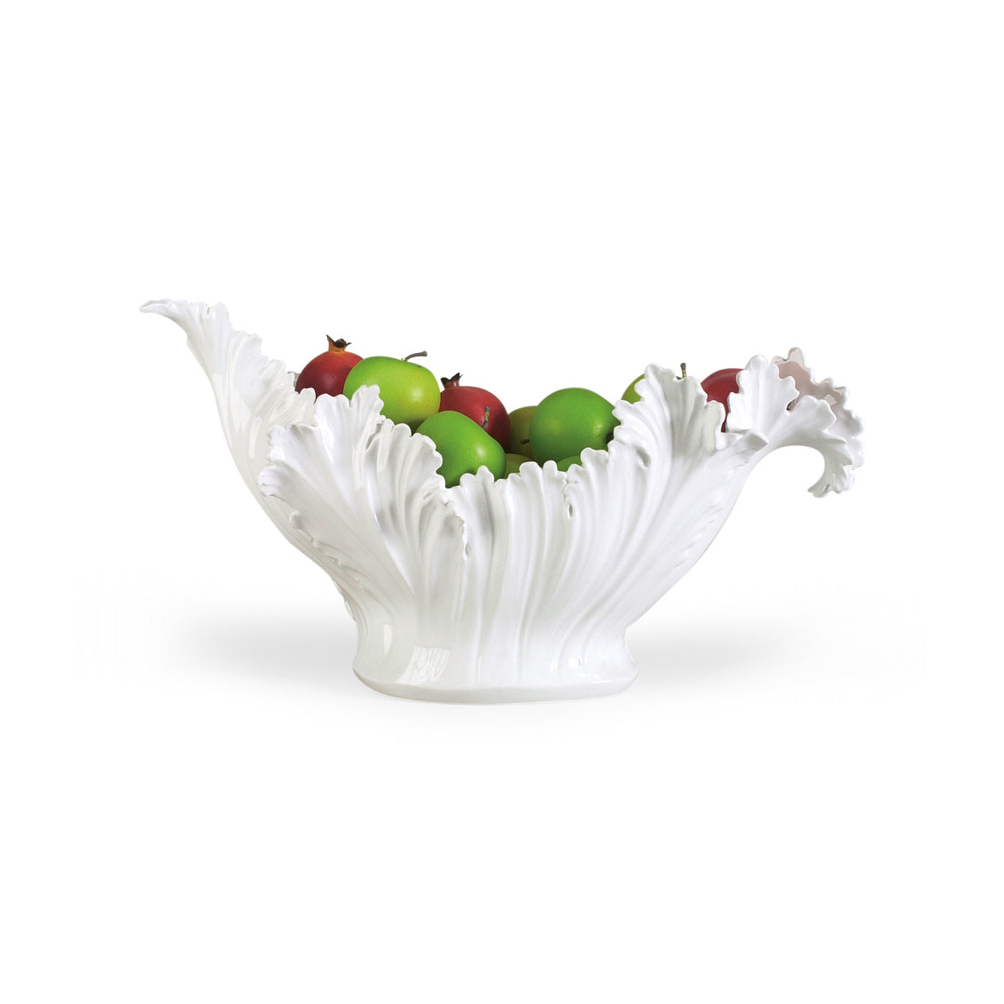 Acanthus Leaf Bowl in 11.5 / Ceramic/Porcelain - Chelsea House