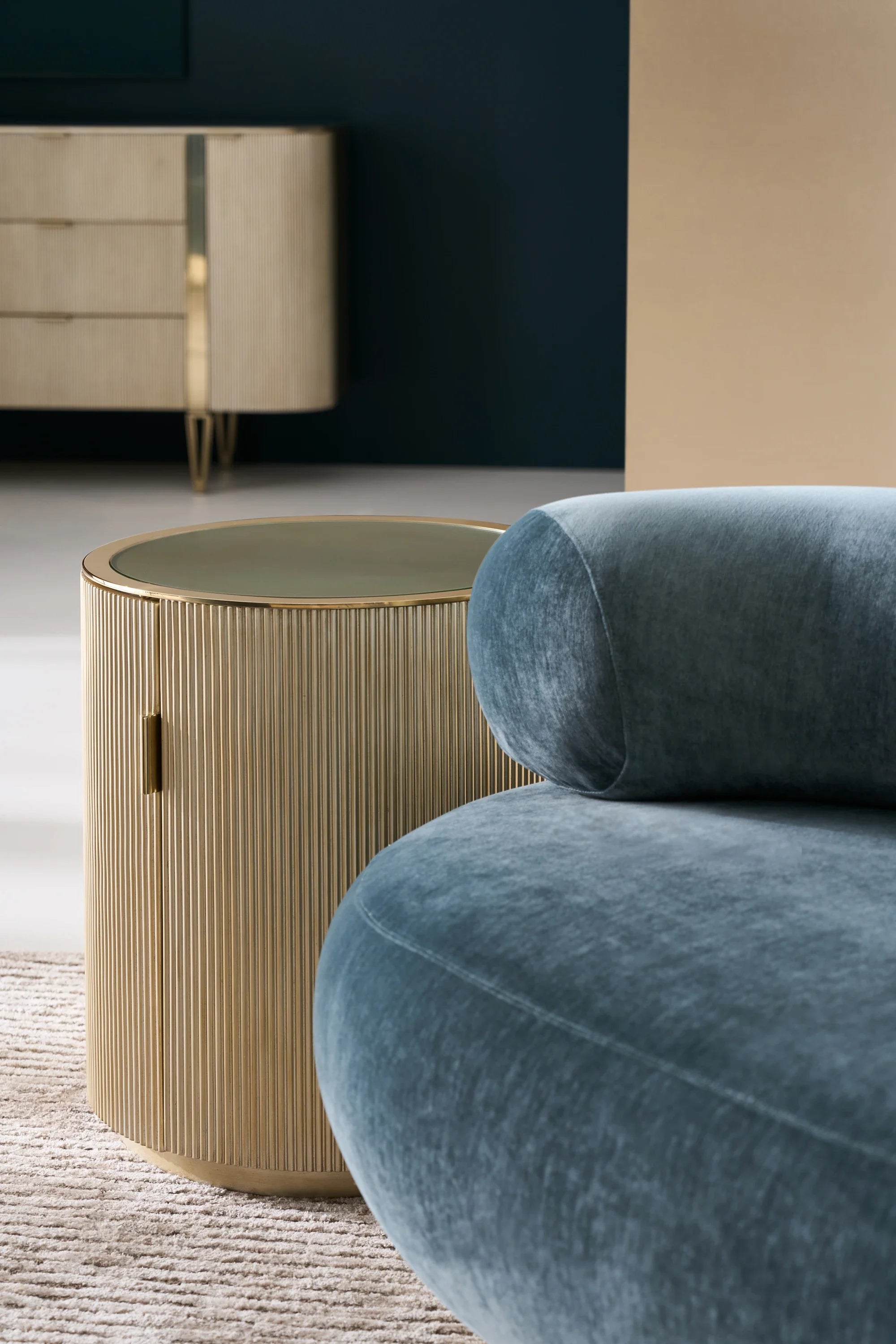 Love Round End Table - Oracle – Side & End Tables by Caracole | Sutter & Vale