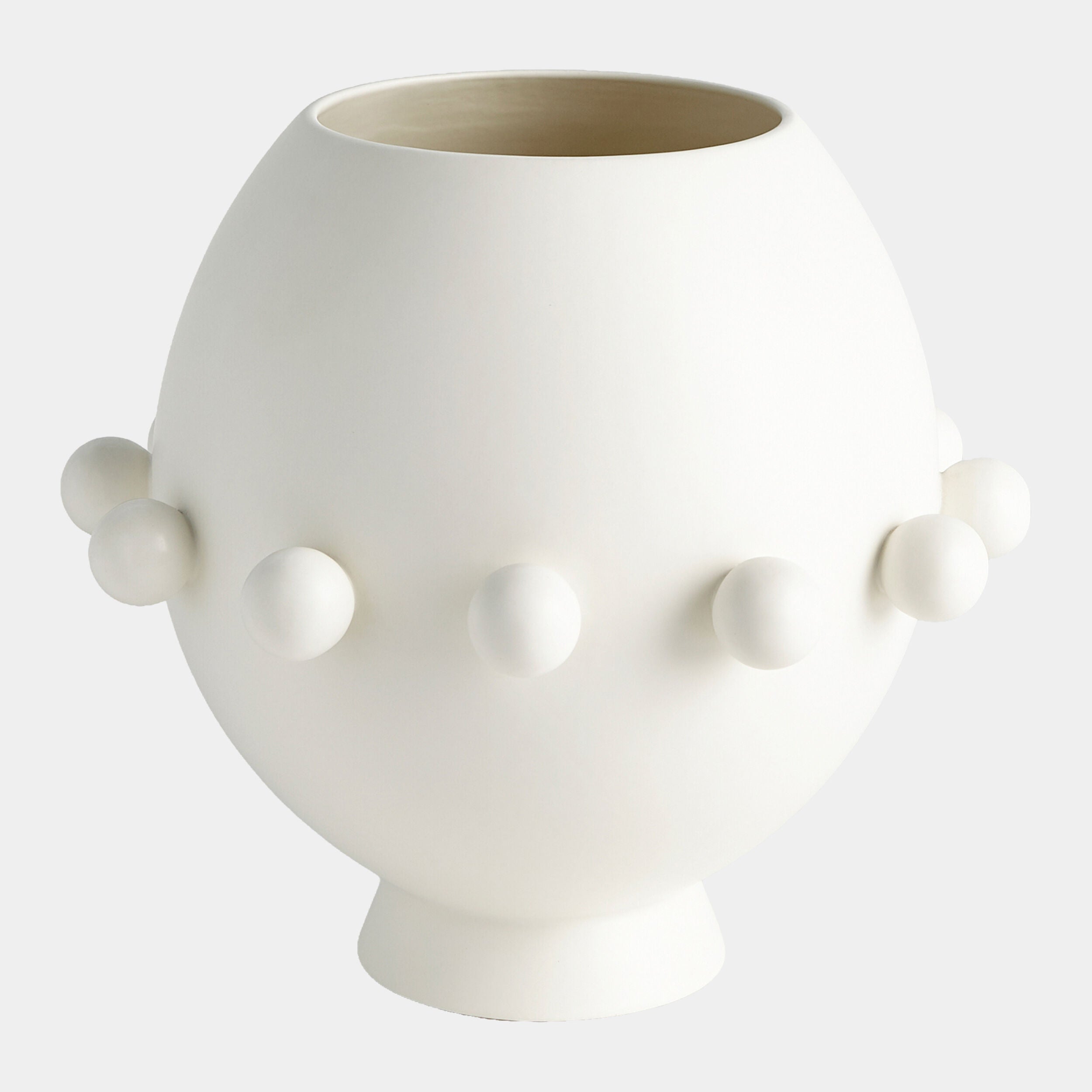 Aila Vase-Ivory