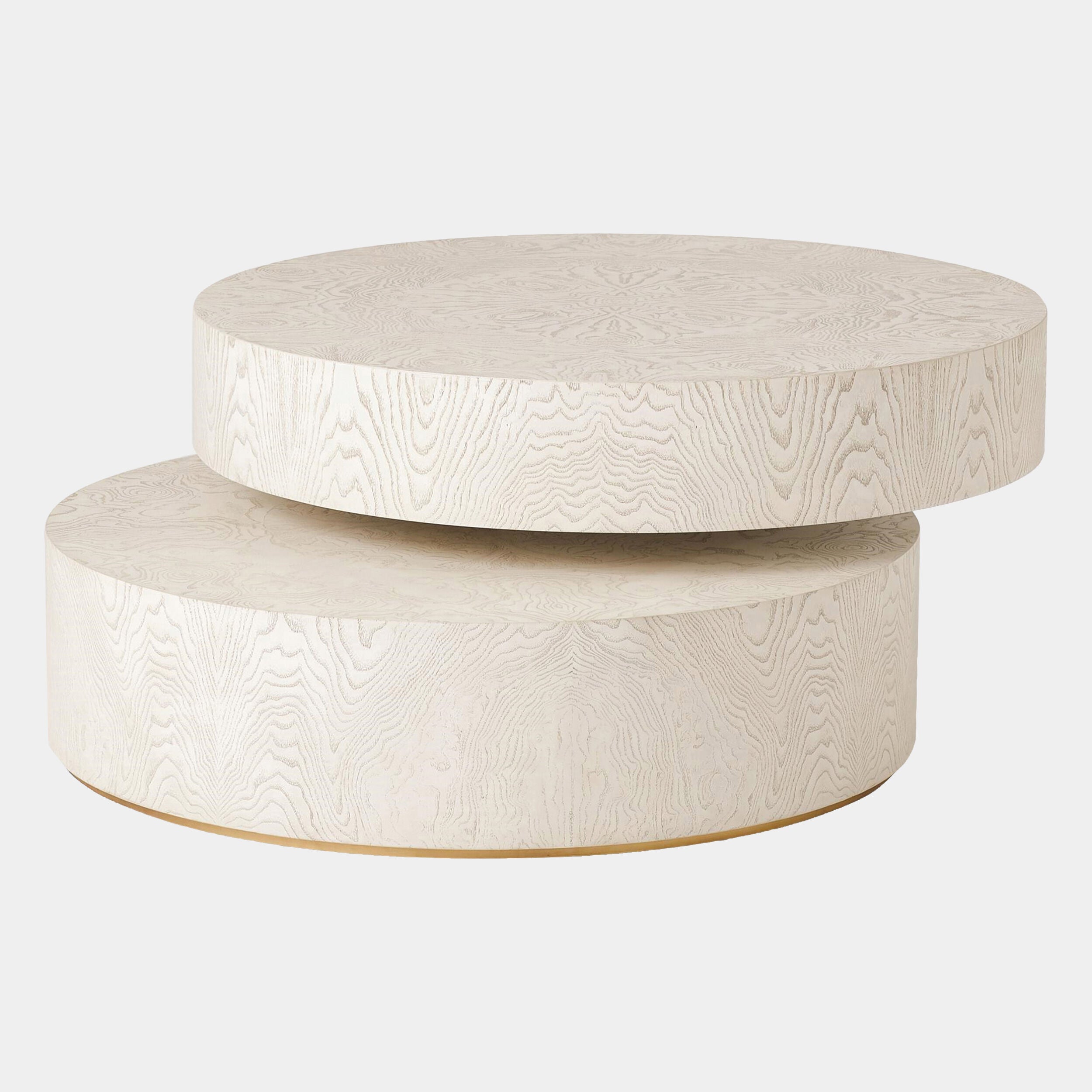 Pivot Cocktail Table-White