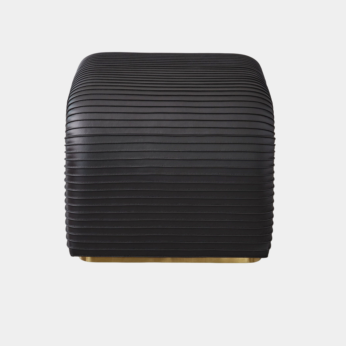 Cade Stool-Graphite Leather