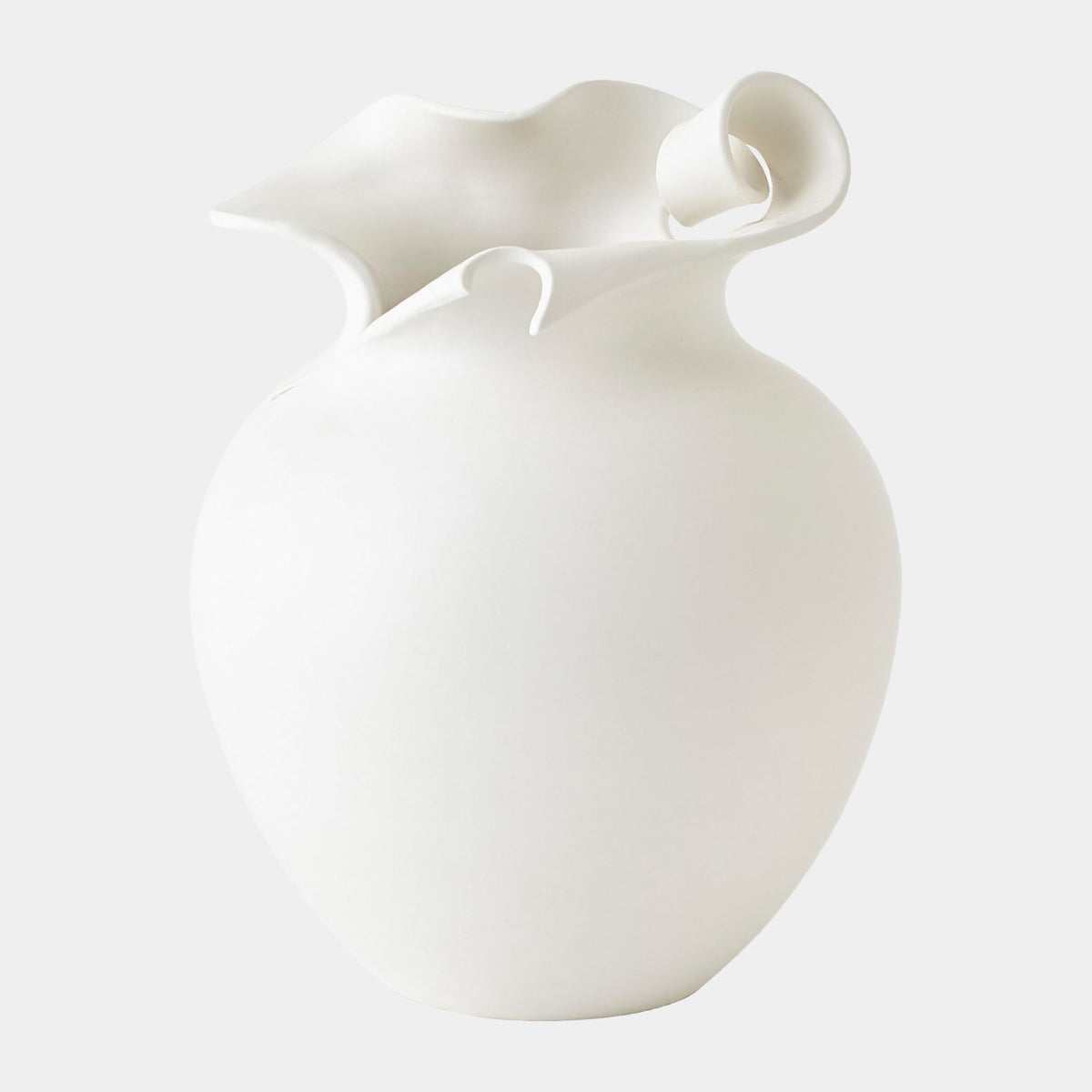 Charlotte Vase-White