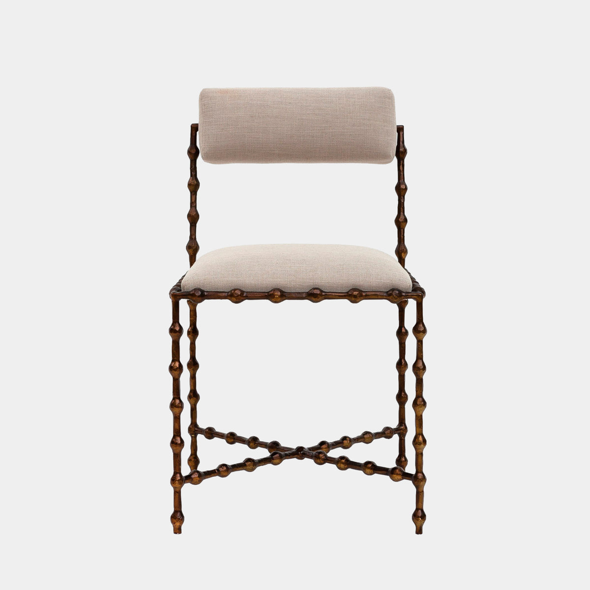 Elder Dining Chair-Bronze-Cambric Stone