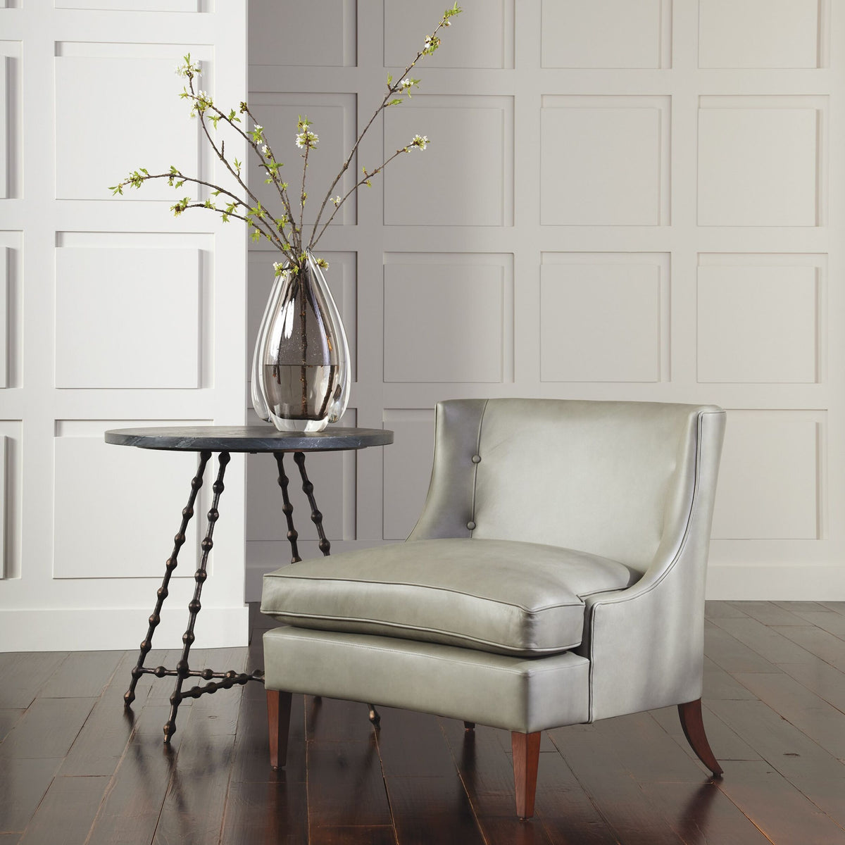 Elder End Table-Bronze