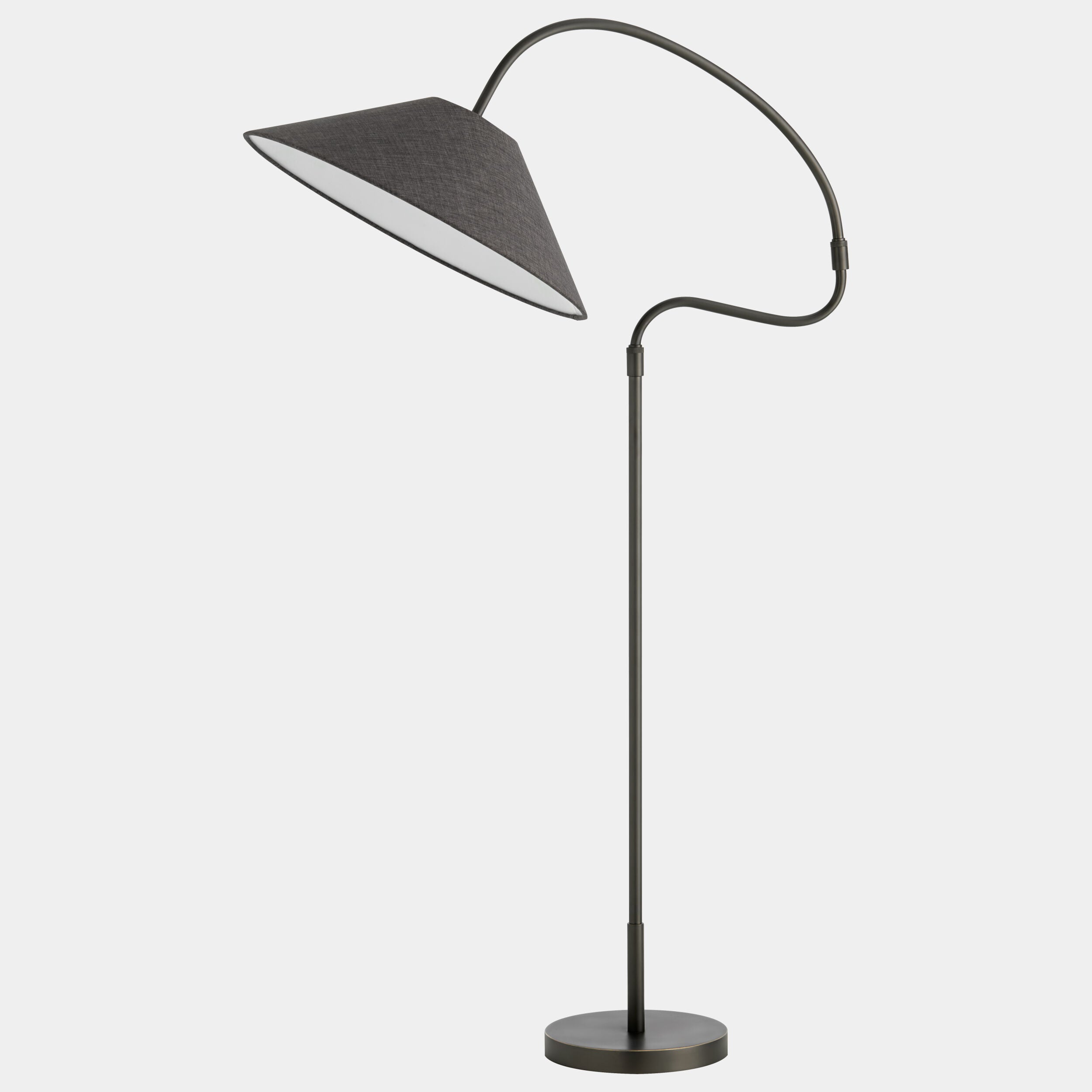 Swerve Floor Lamp-Bronze