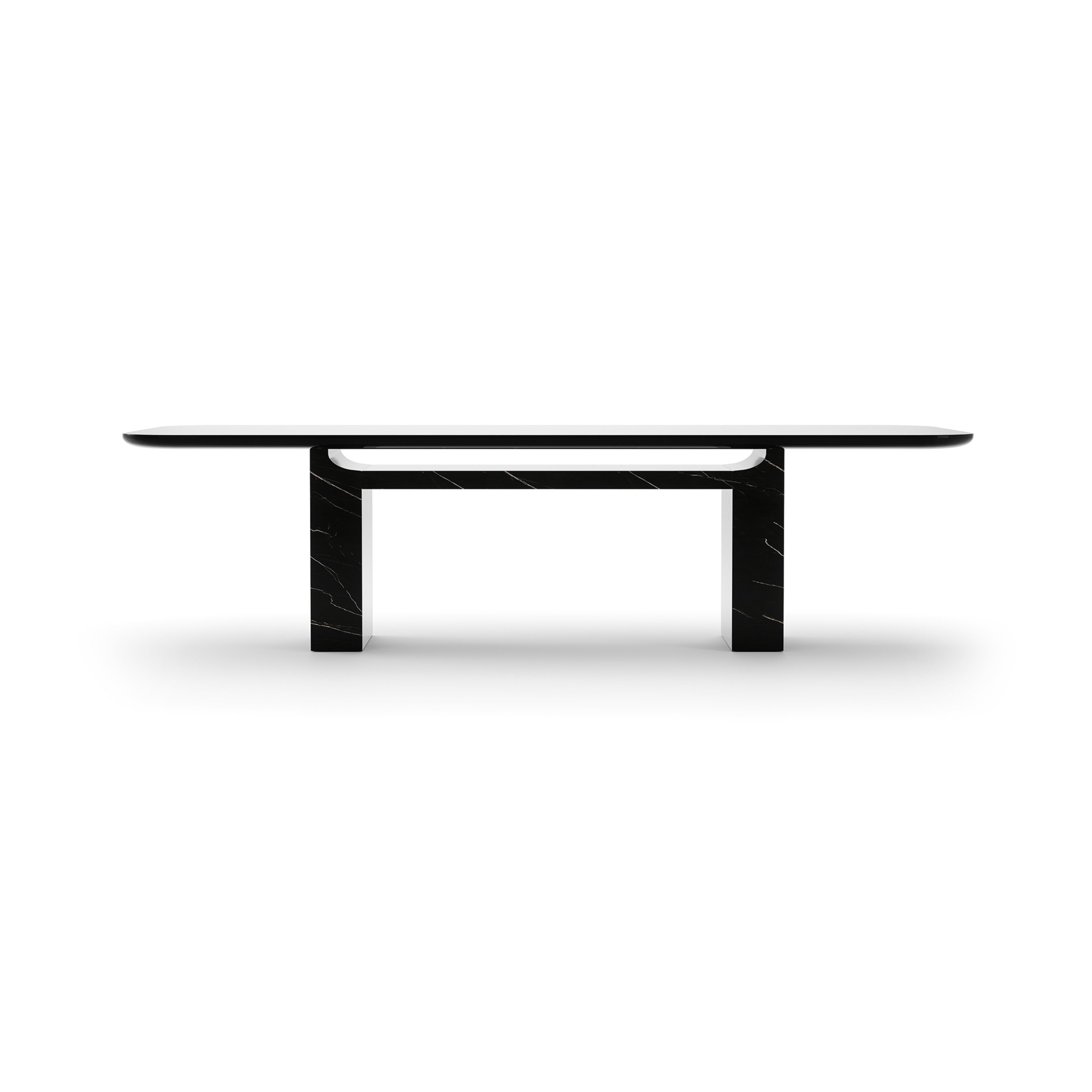 Overlap Rectangle Dining Table Dark – Dining Tables by Caracole | Sutter & Vale