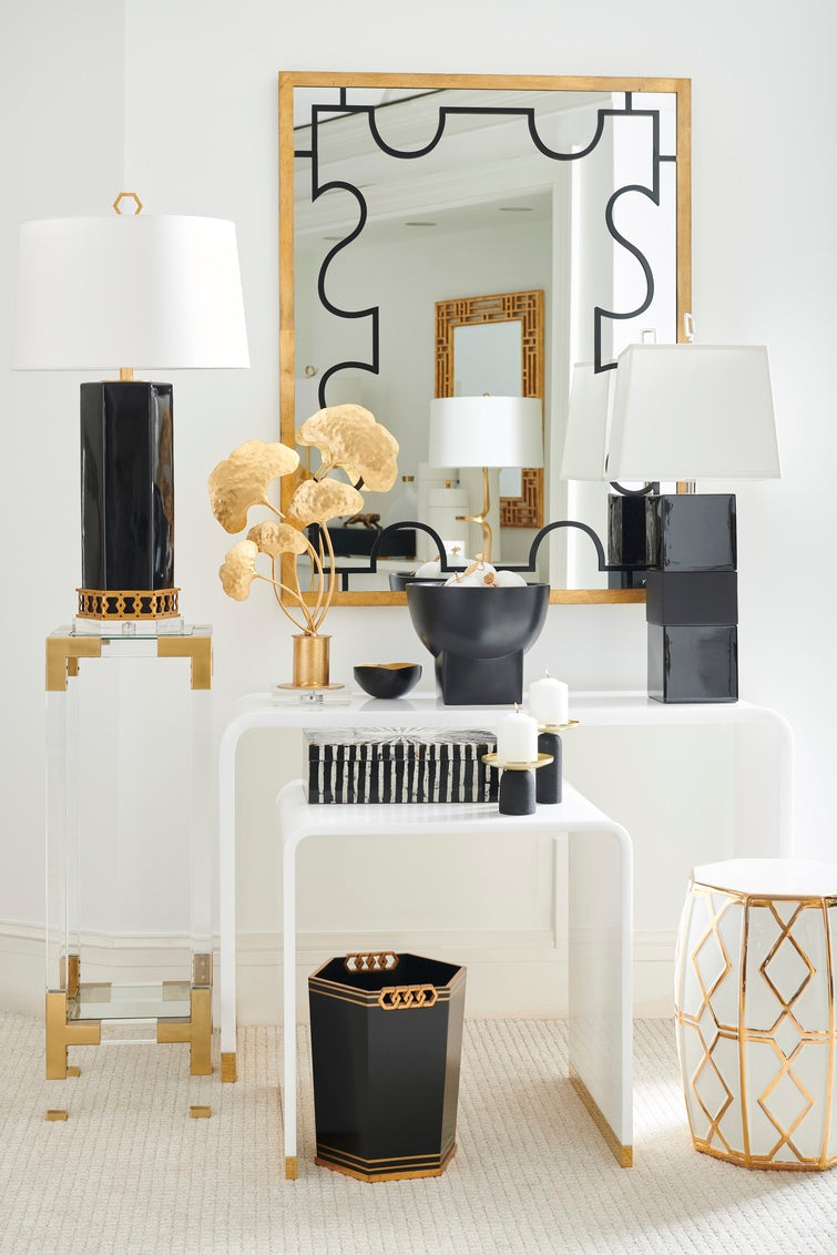 Vincennes Mirror - Gold in 46 / Iron - Chelsea House