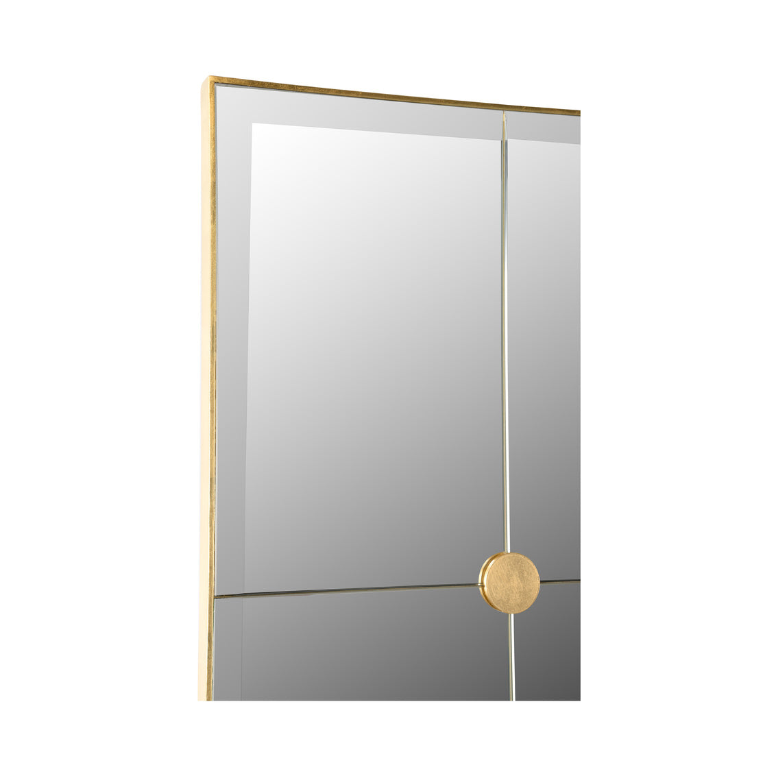 Loire Mirror - Gold (Lg) in 58 / Wood - Chelsea House