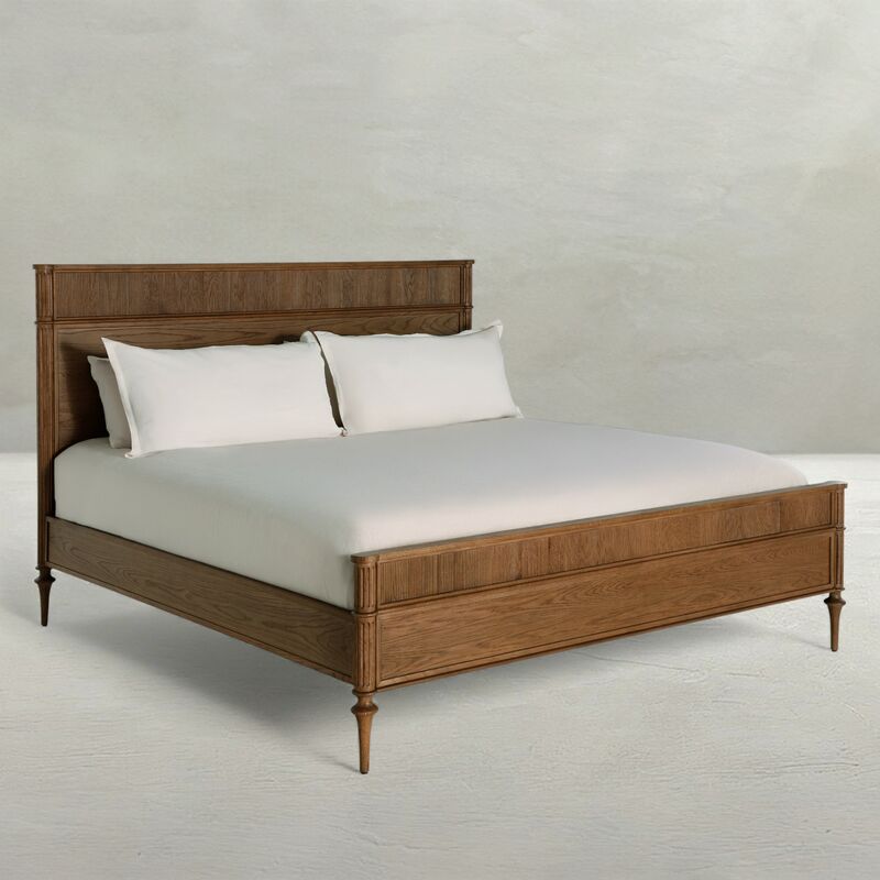 Andrea King Bed - Natural