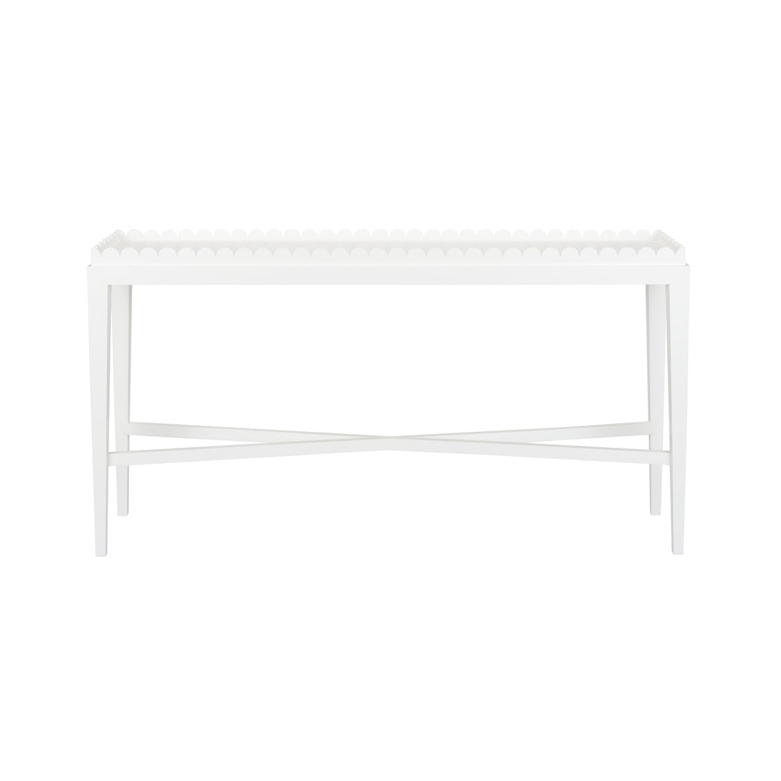 Scallop Console Table
