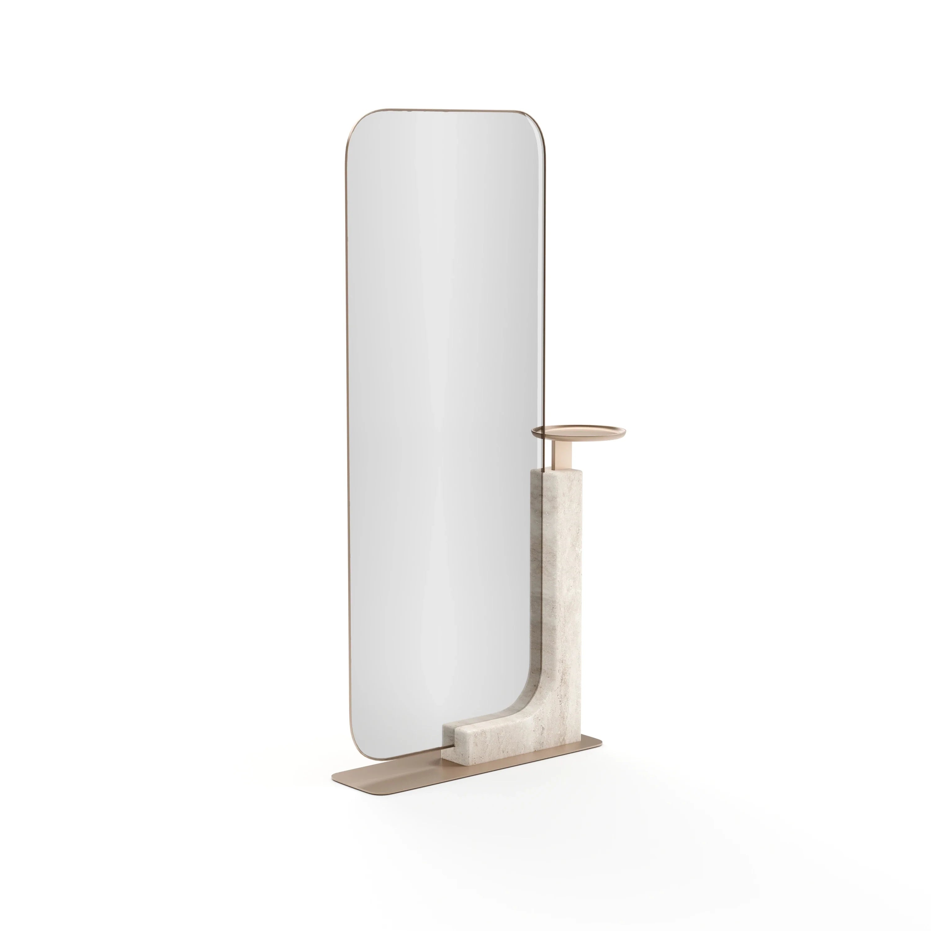 Overlap Floor Mirror Light – Mirrors & Accessories by Caracole | Sutter & Vale