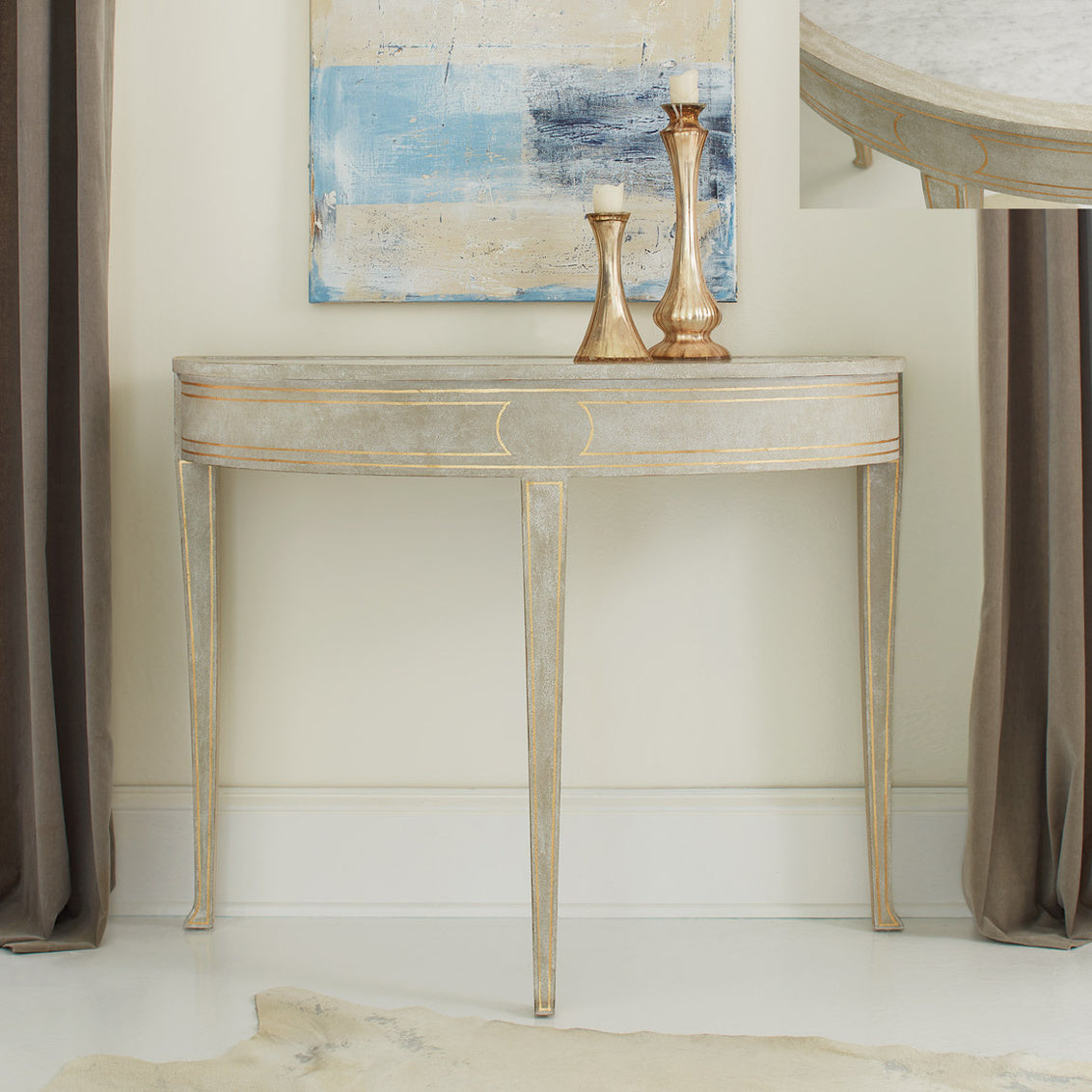Ryn Demilume-Marble Top Insert – Accent Tables by Modern History | Sutter & Vale