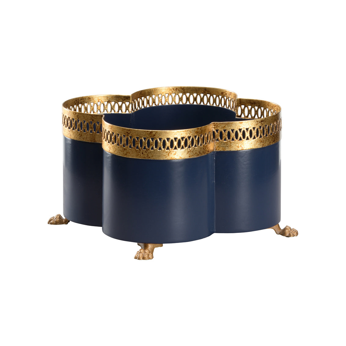 Tracery Cachepot - Navy Blue (SM)