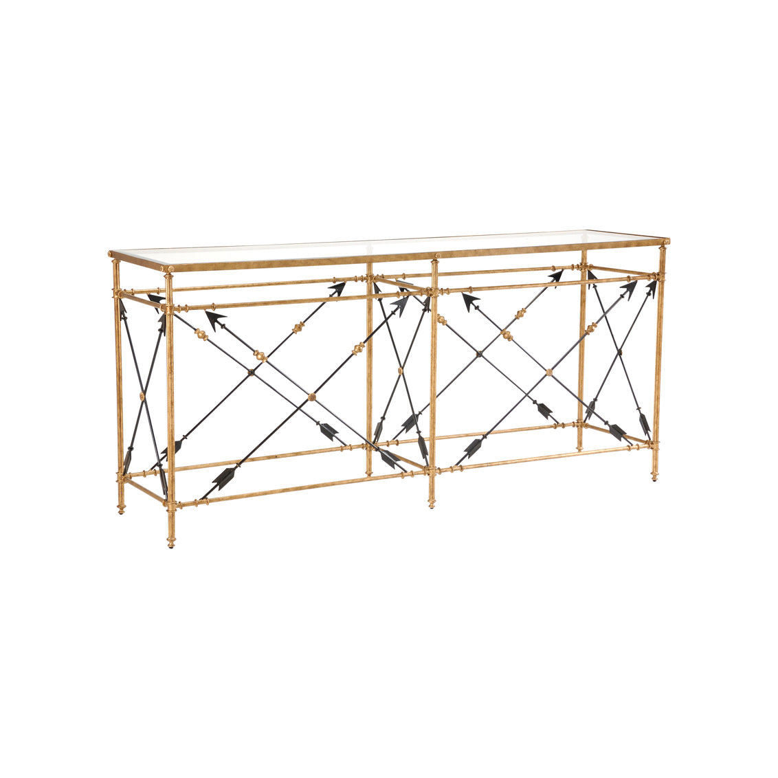 Arrow Console (Lg) in 36 / Iron - Chelsea House