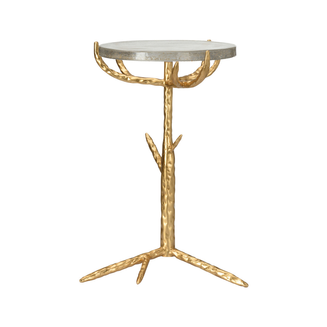 Gold Twig Side Table in 20 / Glass - Chelsea House