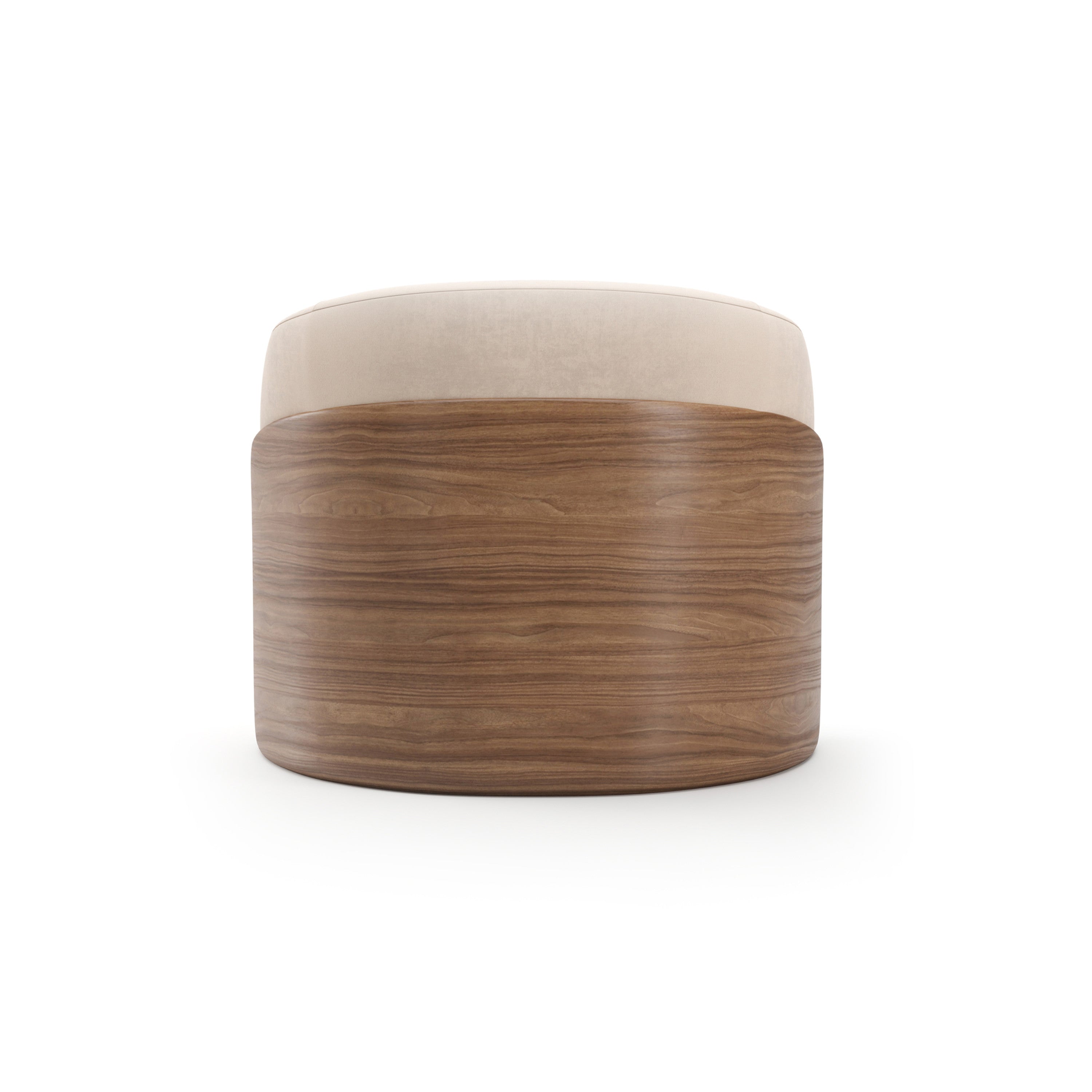 Fleur Wood Back Lounge Chair – Accent Chairs by Caracole | Sutter & Vale