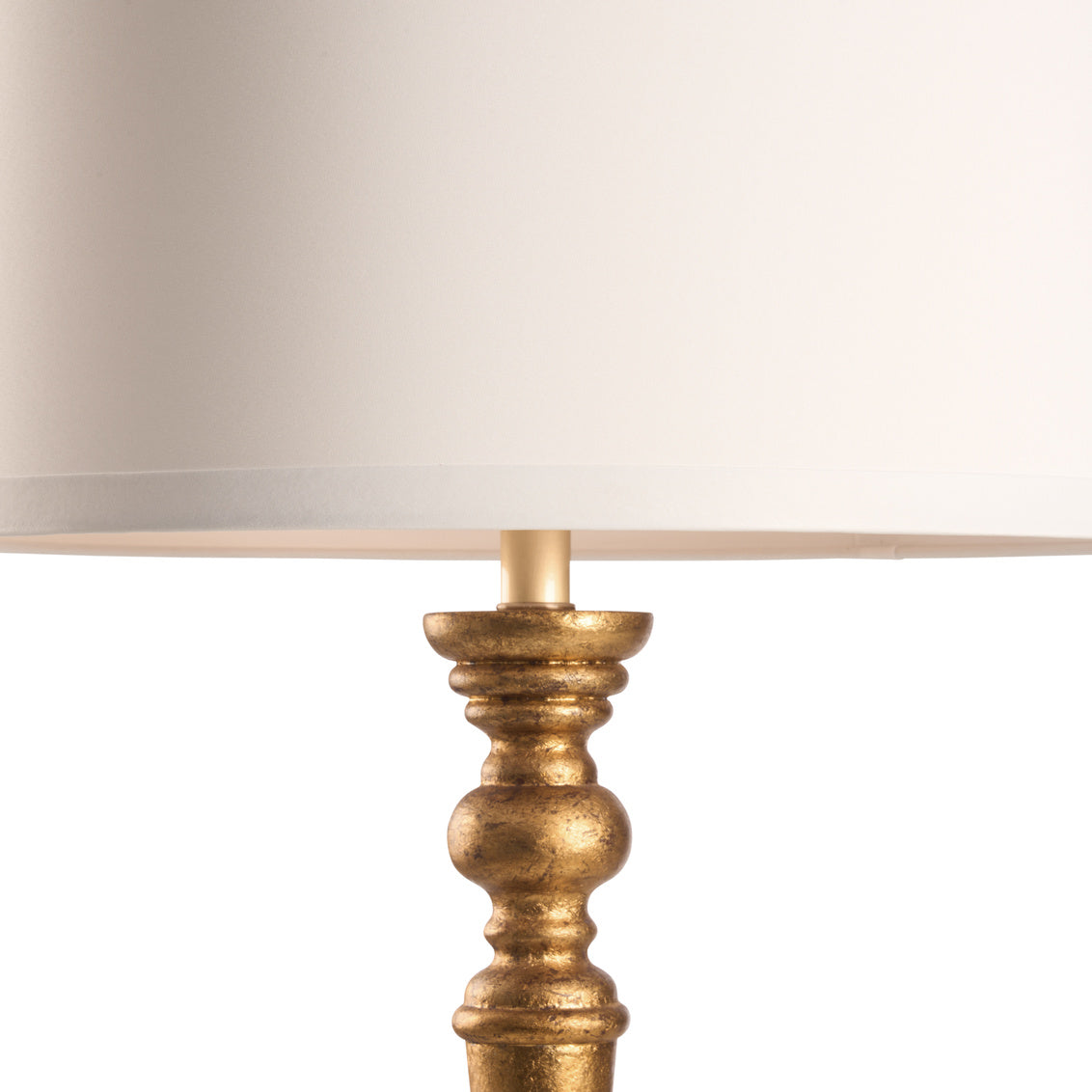 Beatrice Floor Lamp - Aged Gold in 65 / Wood - Chelsea House