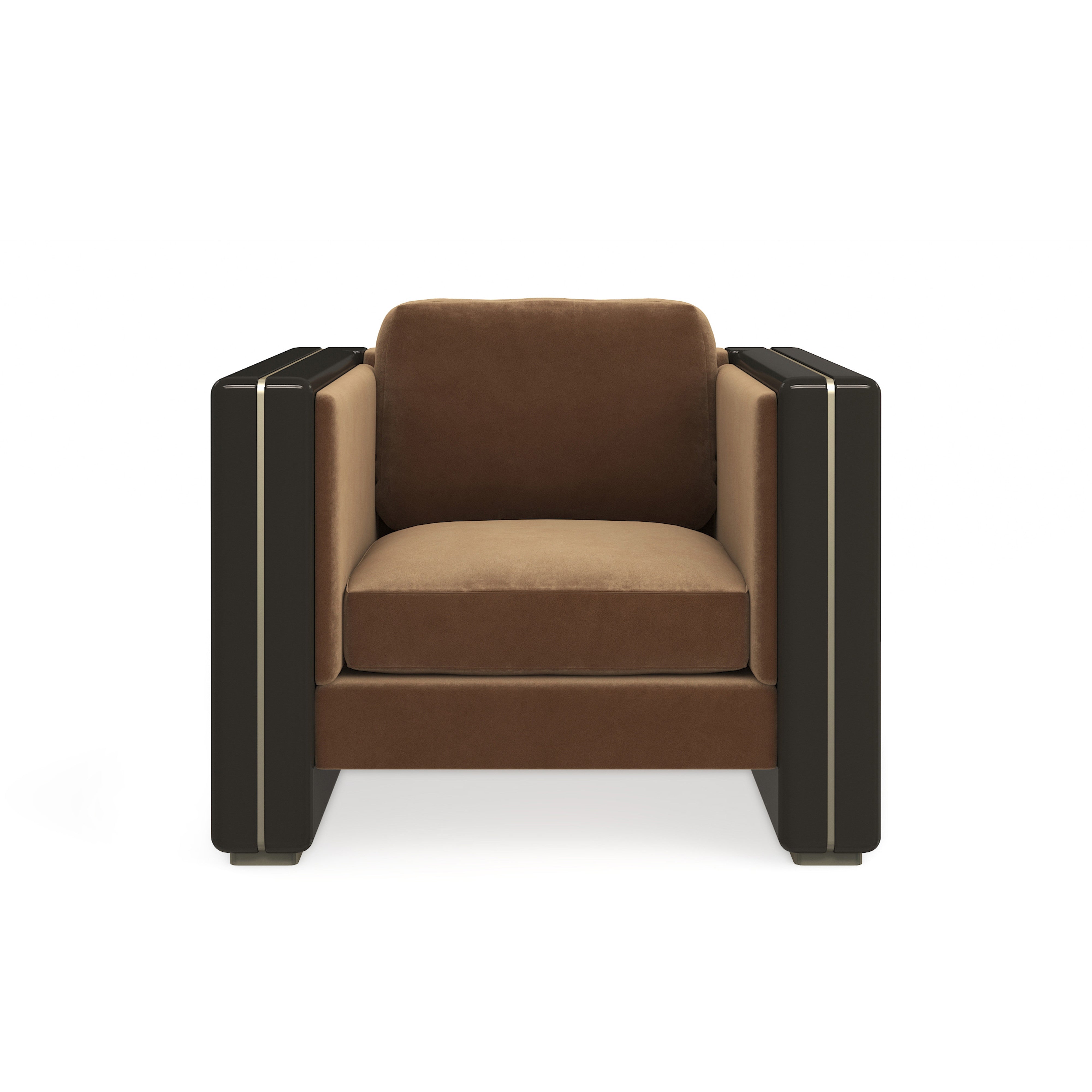 Gelee Chair - Chocolate – Accent Chairs by Caracole | Sutter & Vale
