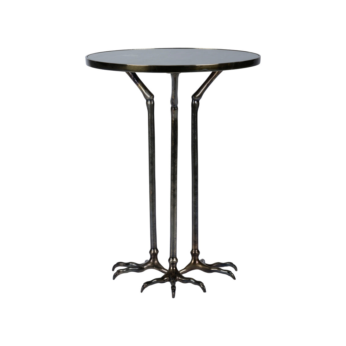 Bird Foot Side Table in 26 / Aluminum - Chelsea House