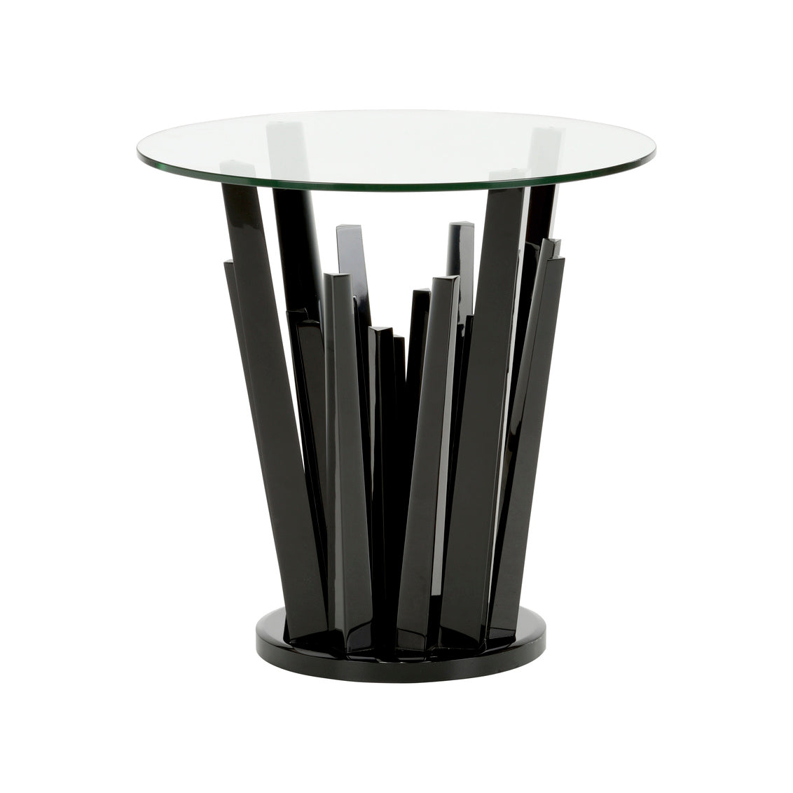 Geode End Table - Black