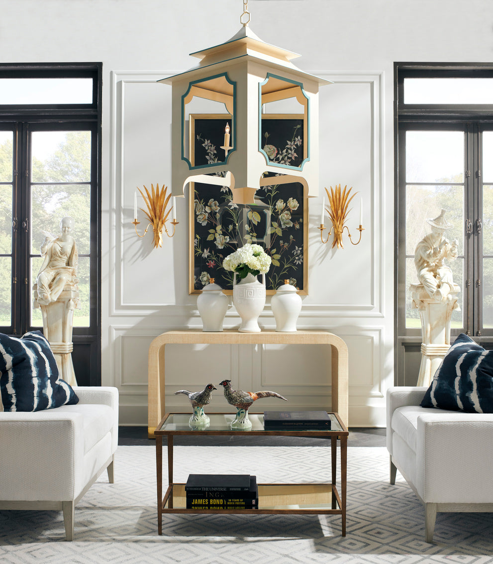 Wheat Sconce in 20 / Iron - Chelsea House