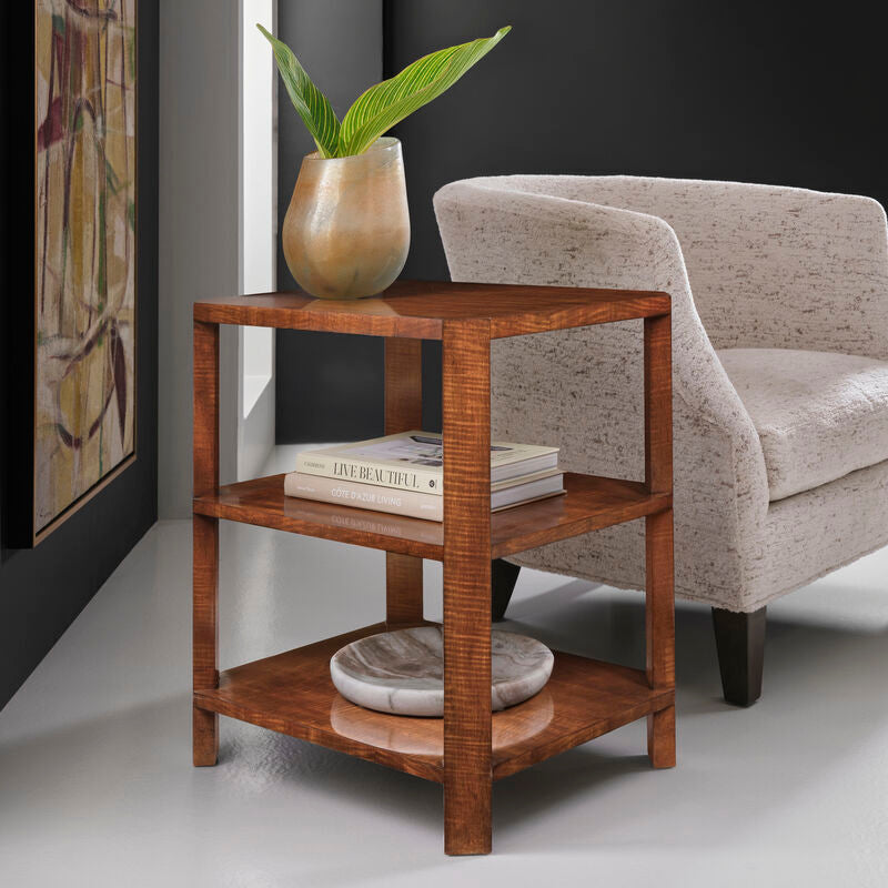 Lagos Three Tier End Table