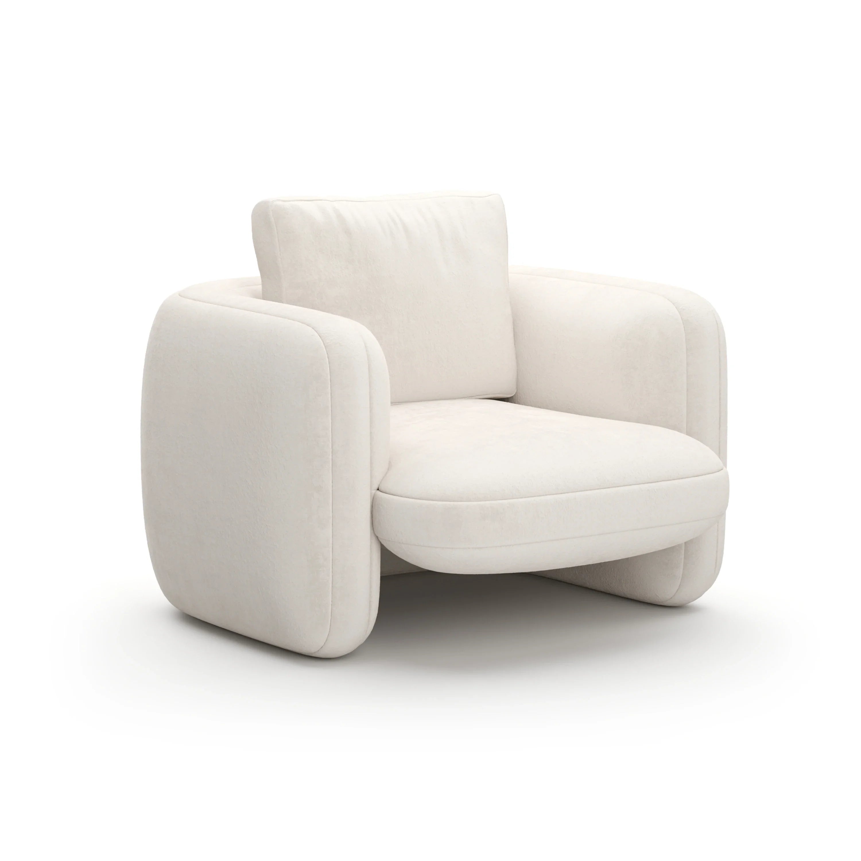 Overlap Chair Ecru – Accent Chairs by Caracole | Sutter & Vale