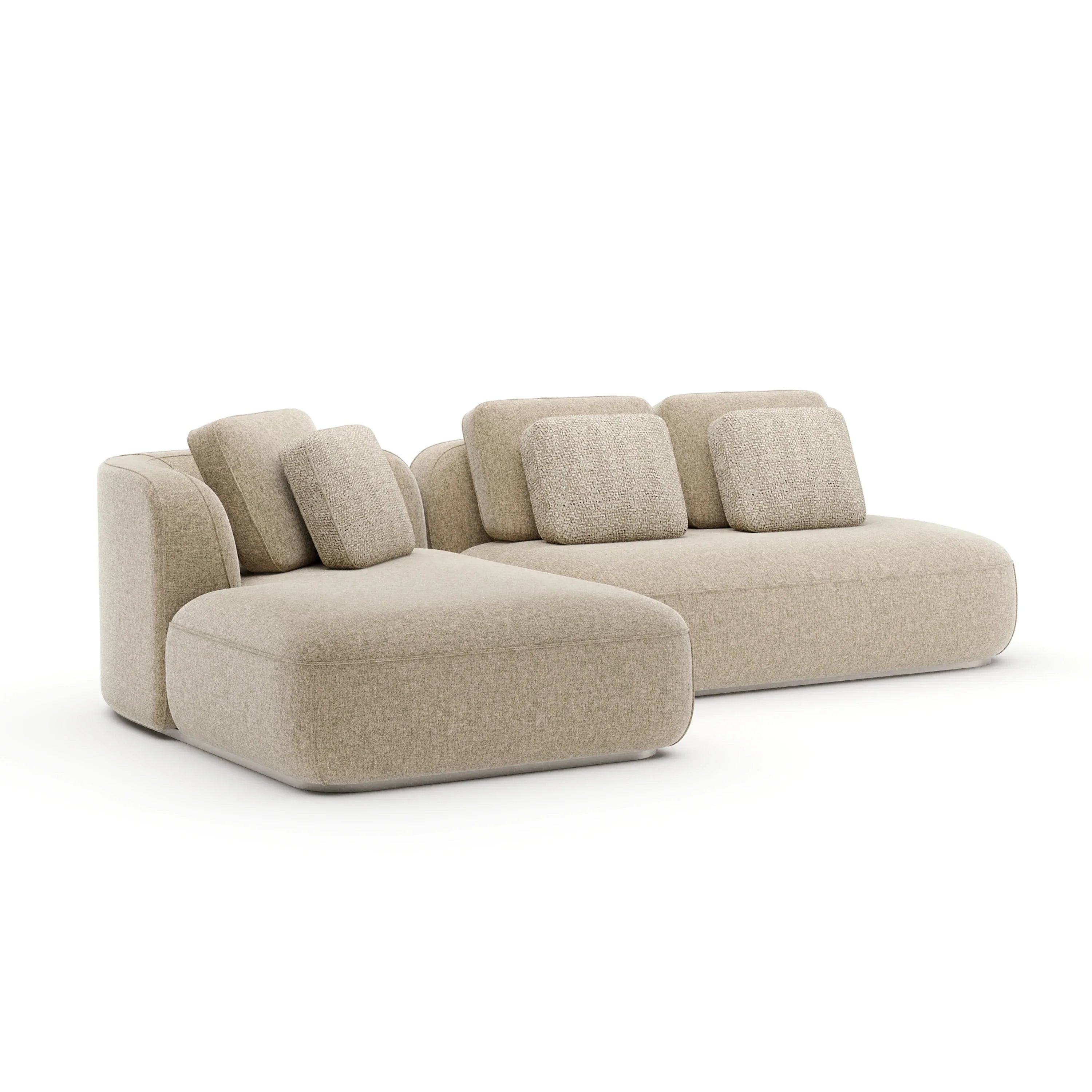 Sasso 2Pc Lf Chaise Sec - Oatmeal