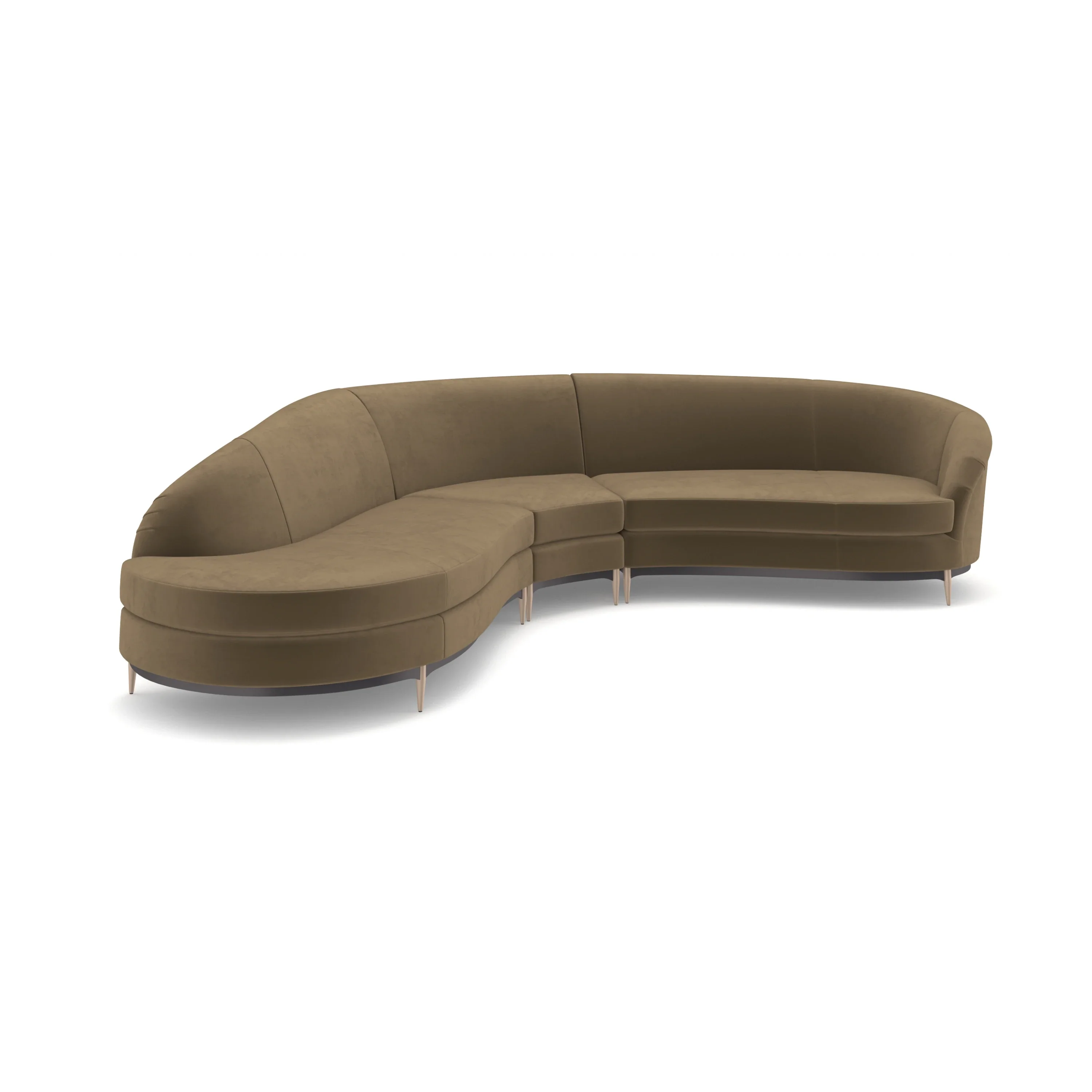 Three'S Company Lf Chaise 3Pc Sec – Sectionals by Caracole | Sutter & Vale