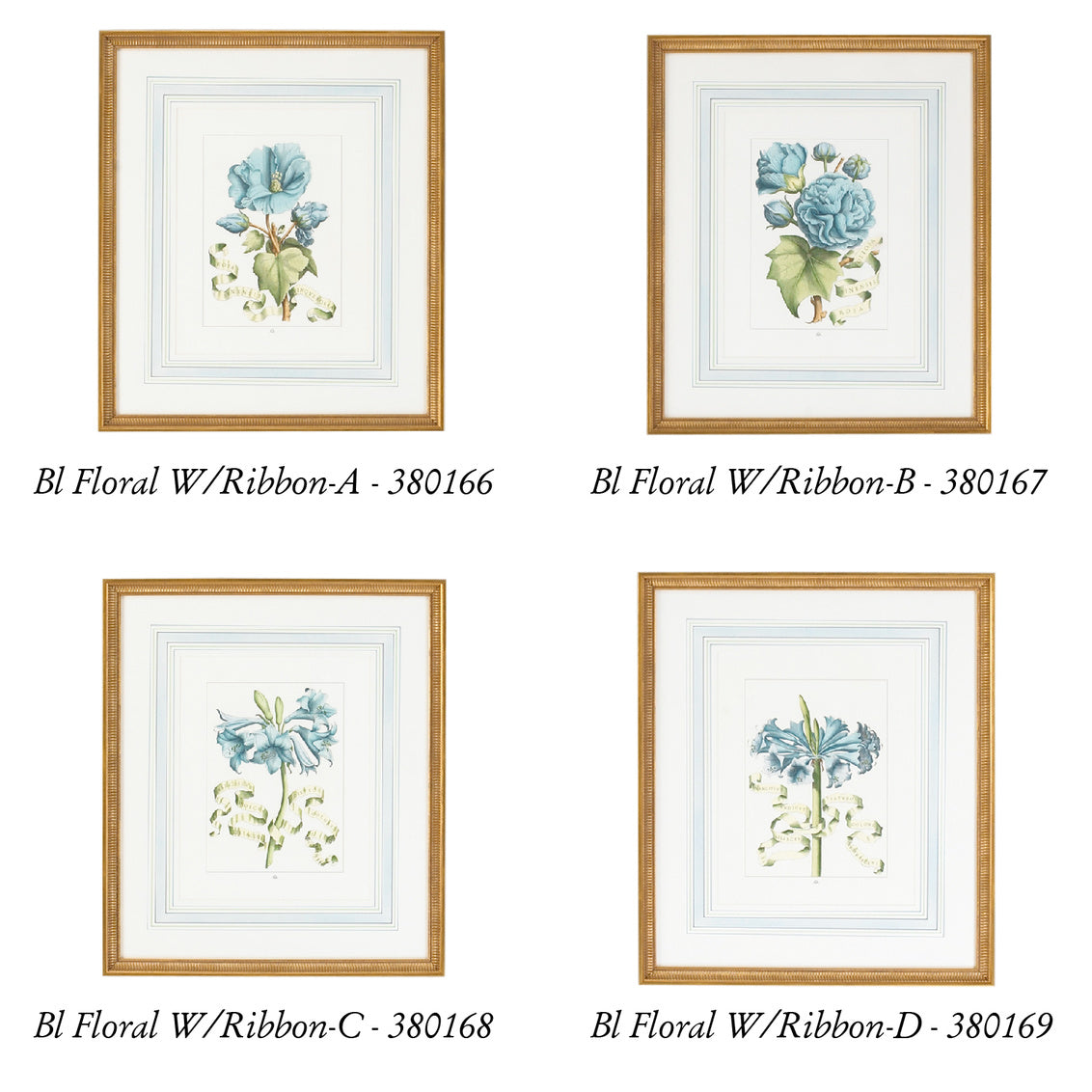 Bl Floral W/Ribbon-B in 22.5 / Wood - Chelsea House