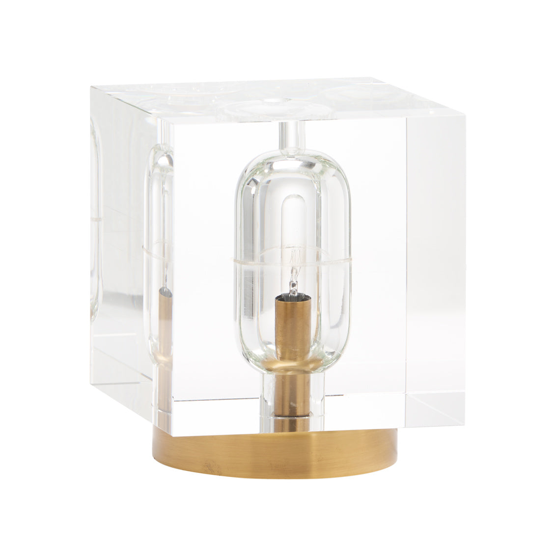 Cube Lamp in 3 / Crystal - Chelsea House