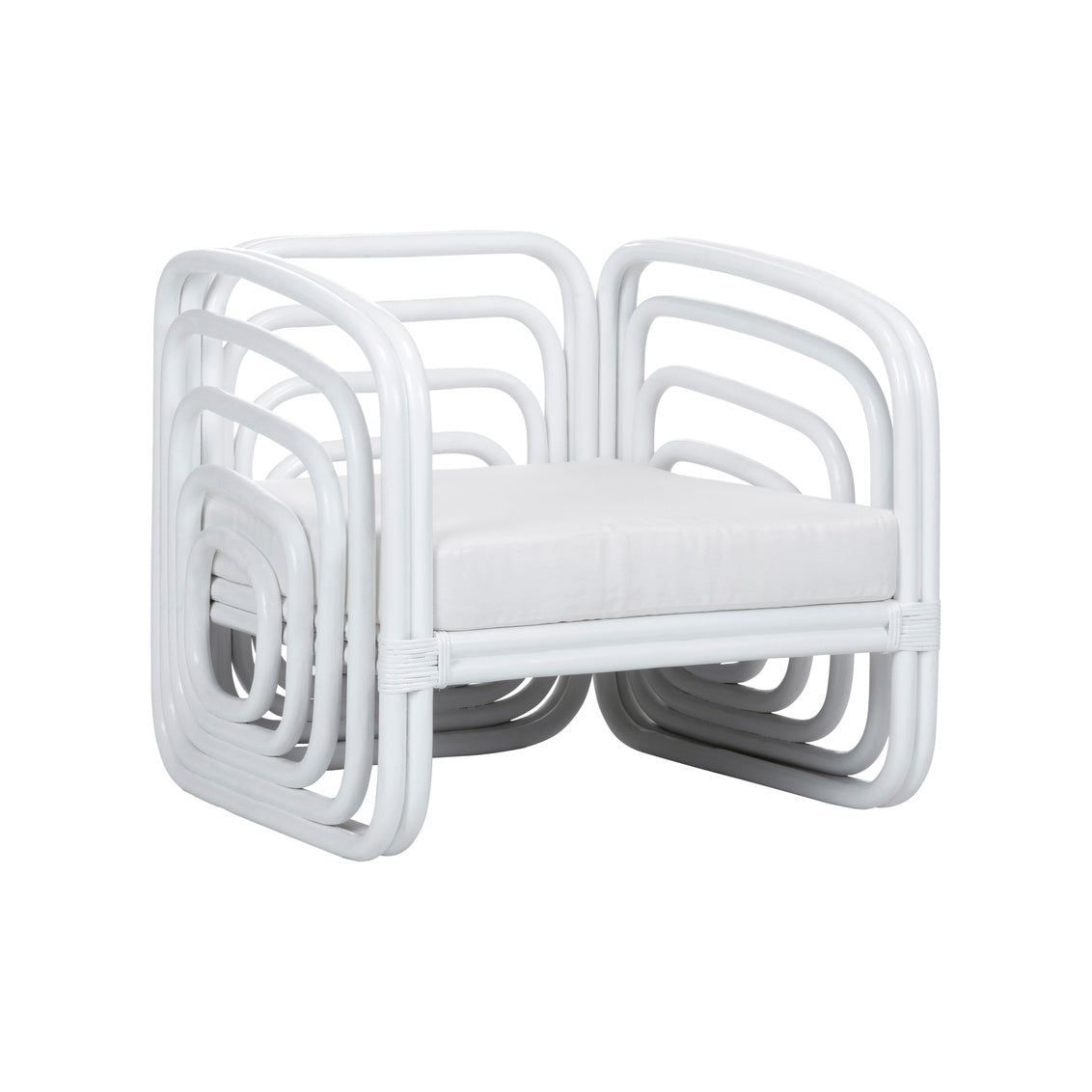 Waterfall Tub Chair - White