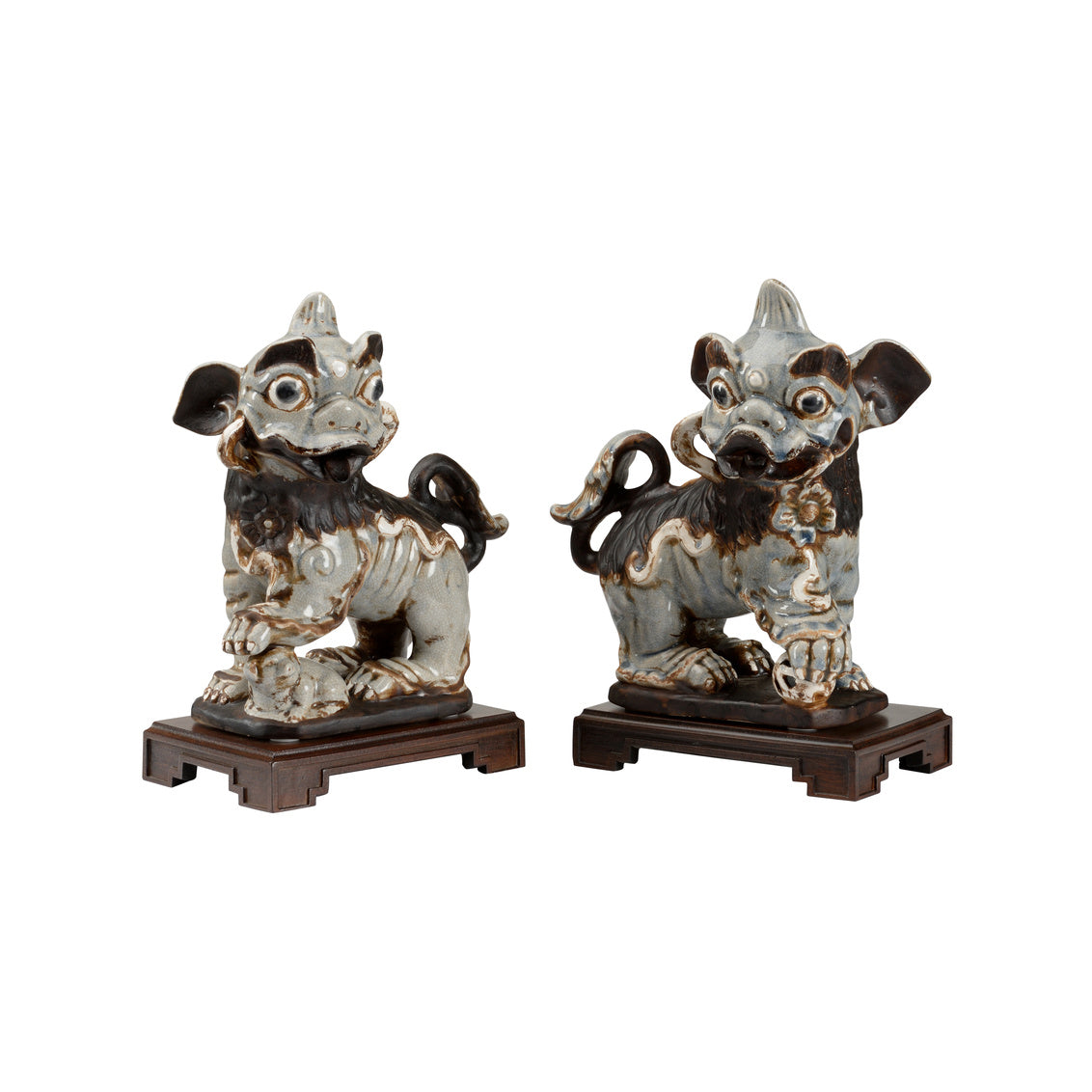 Chinese Dogs - Blue (Pr) in 12.5 / Ceramic/Porcelain - Chelsea House
