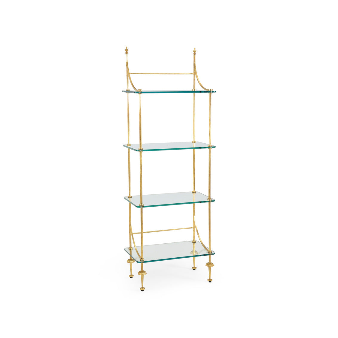 Coleman Etagere - Gold in 56 / Metal - Chelsea House
