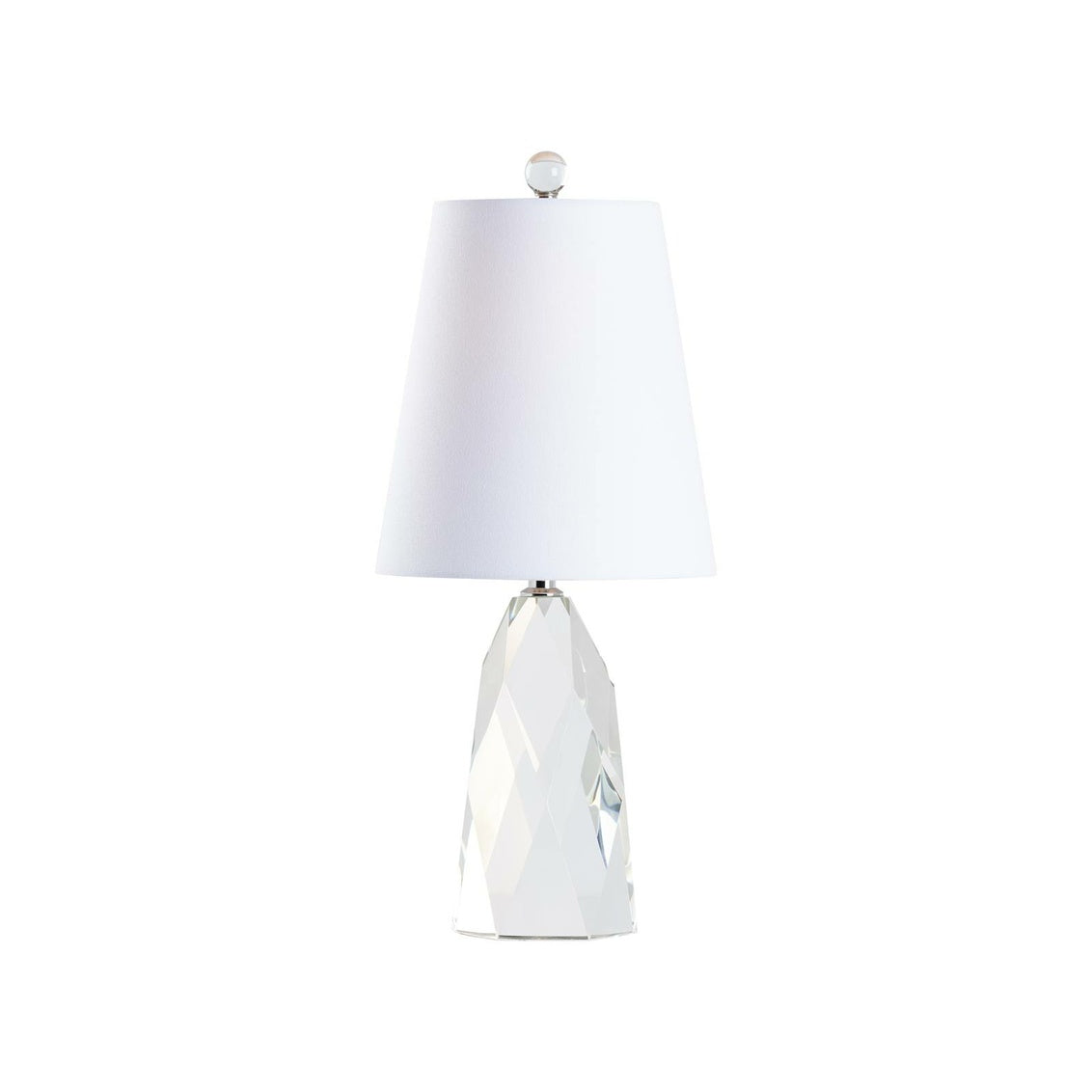 Collette Table Lamp in Clear/Polished Nickel / Crystal - Chelsea House