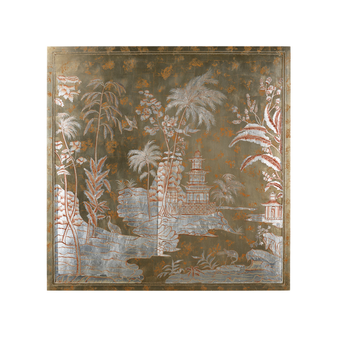 Chinoiserie Panel - Center in 54.5 / Wood - Chelsea House