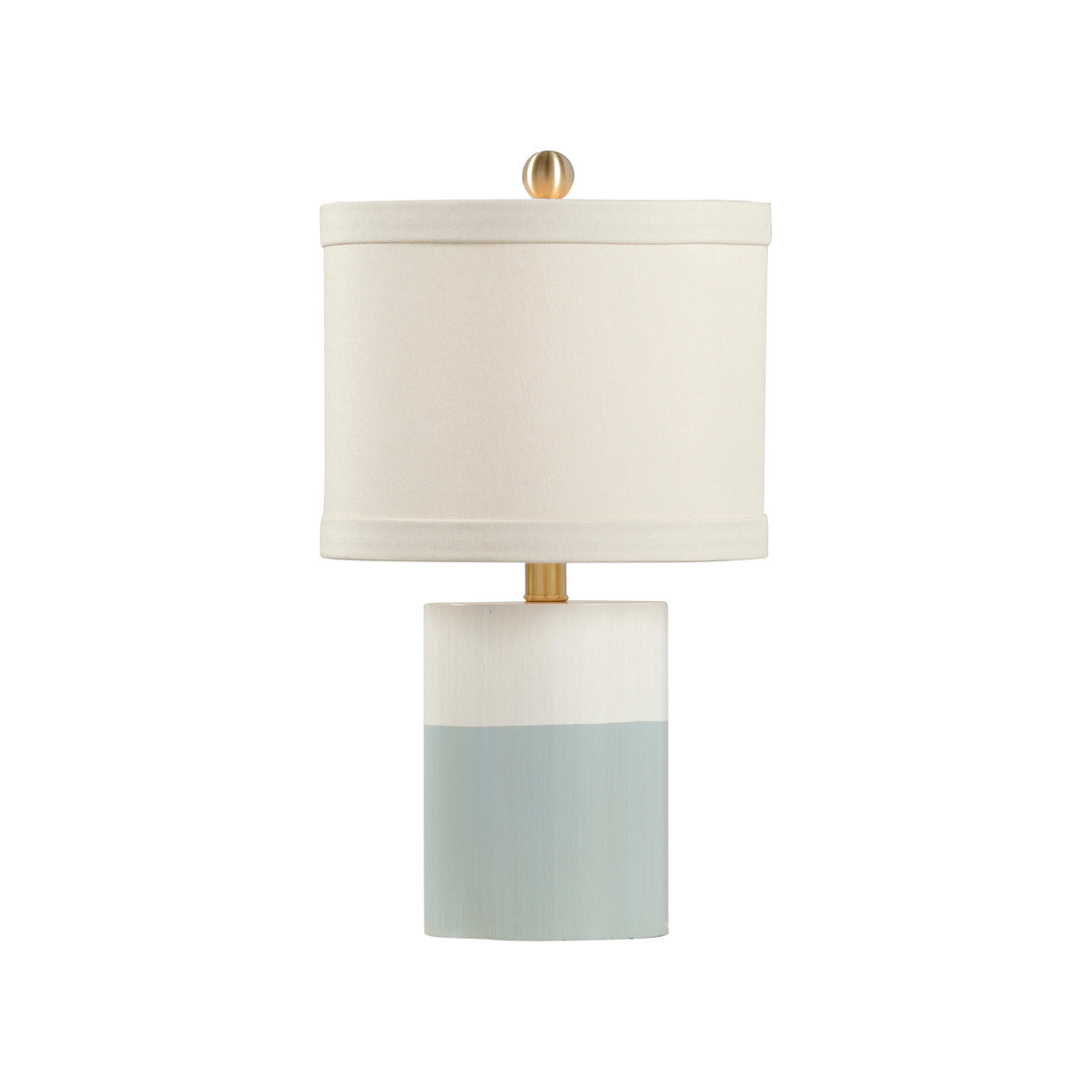 Banded Lamp - Cream in 19 / Wood - Chelsea House
