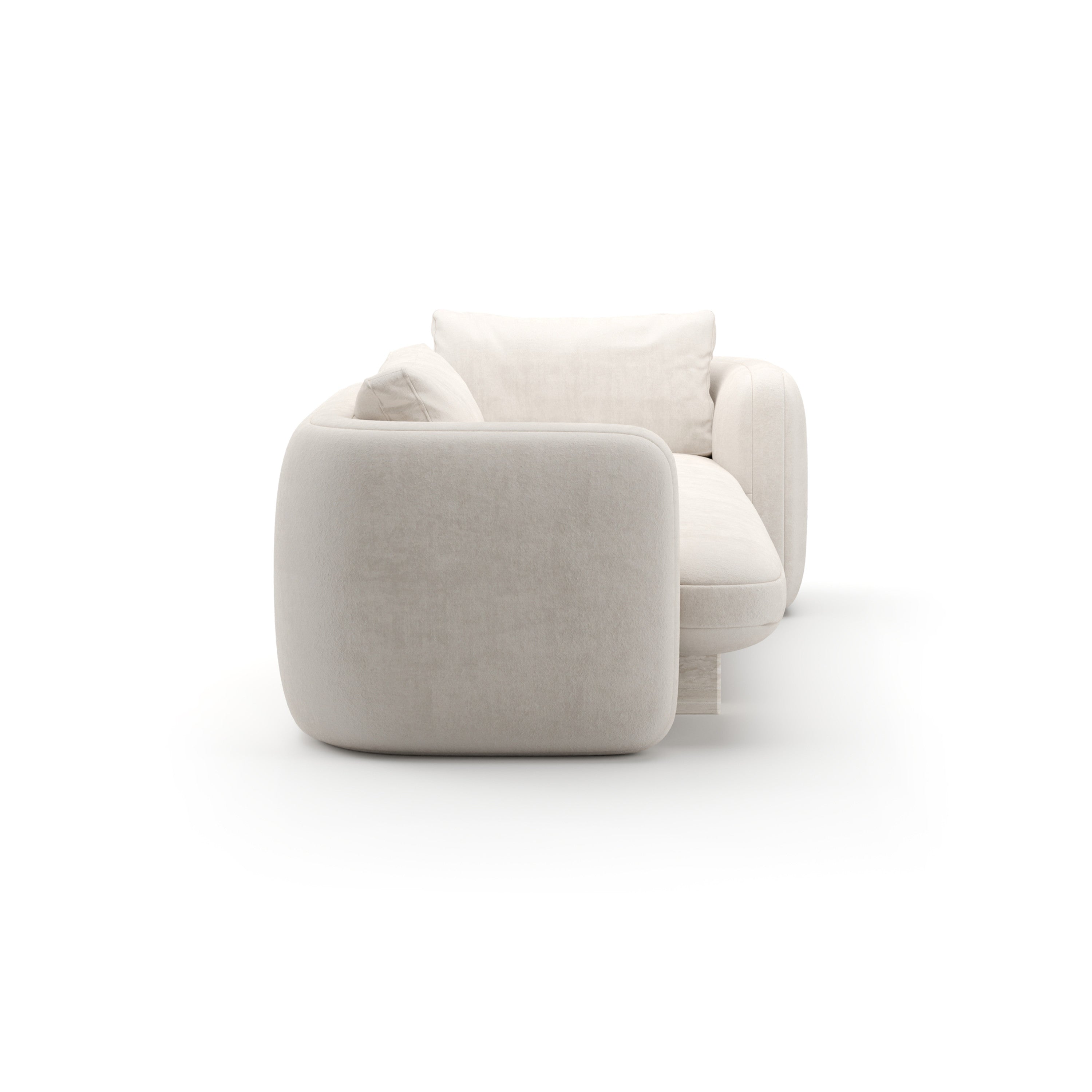Overlap Bedroom Chaise Ecru