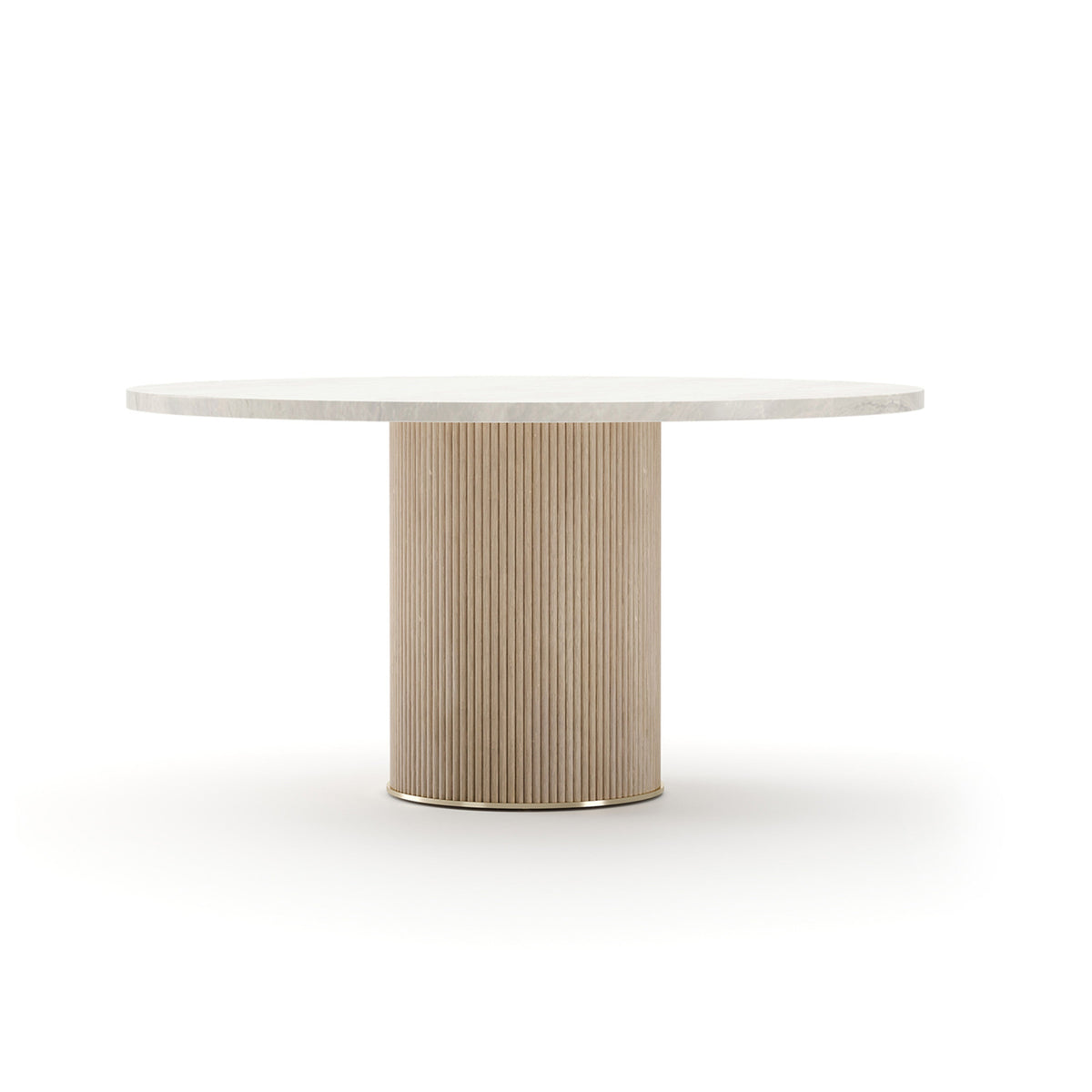 Rhythm 58" Rnd Stone Top Dining Tbl