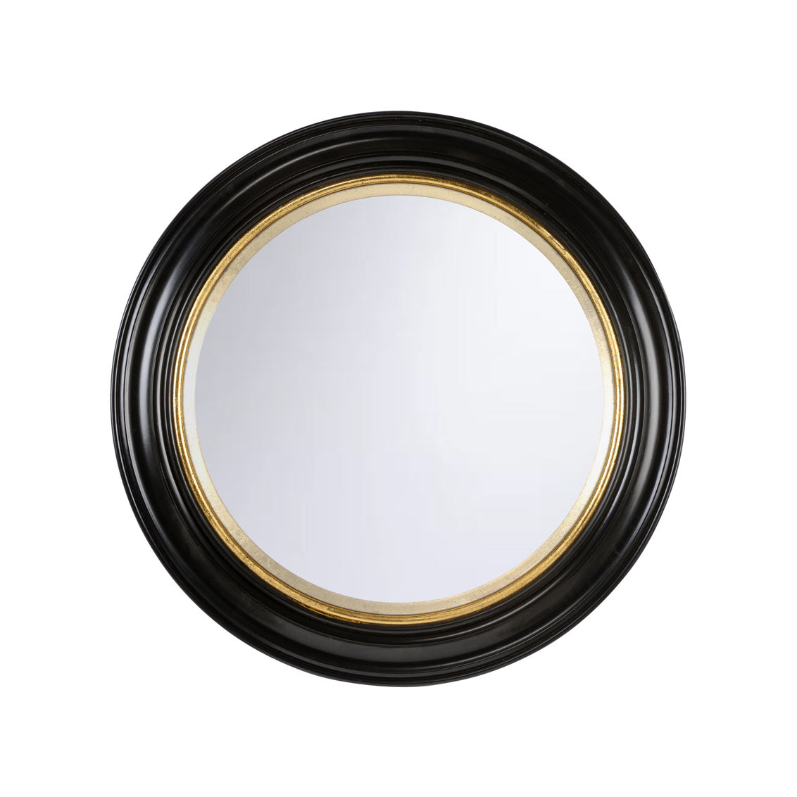 Midnight Circular Mirror in 40 / Wood - Chelsea House