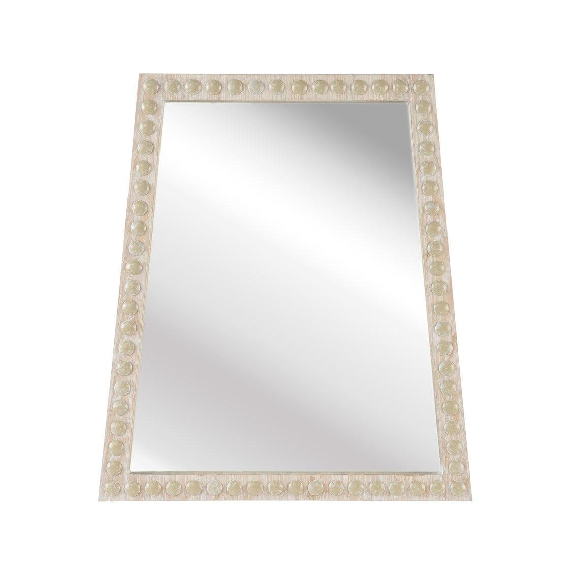 Trapezoid Mirror - Whitewash in 32 / Wood - Chelsea House