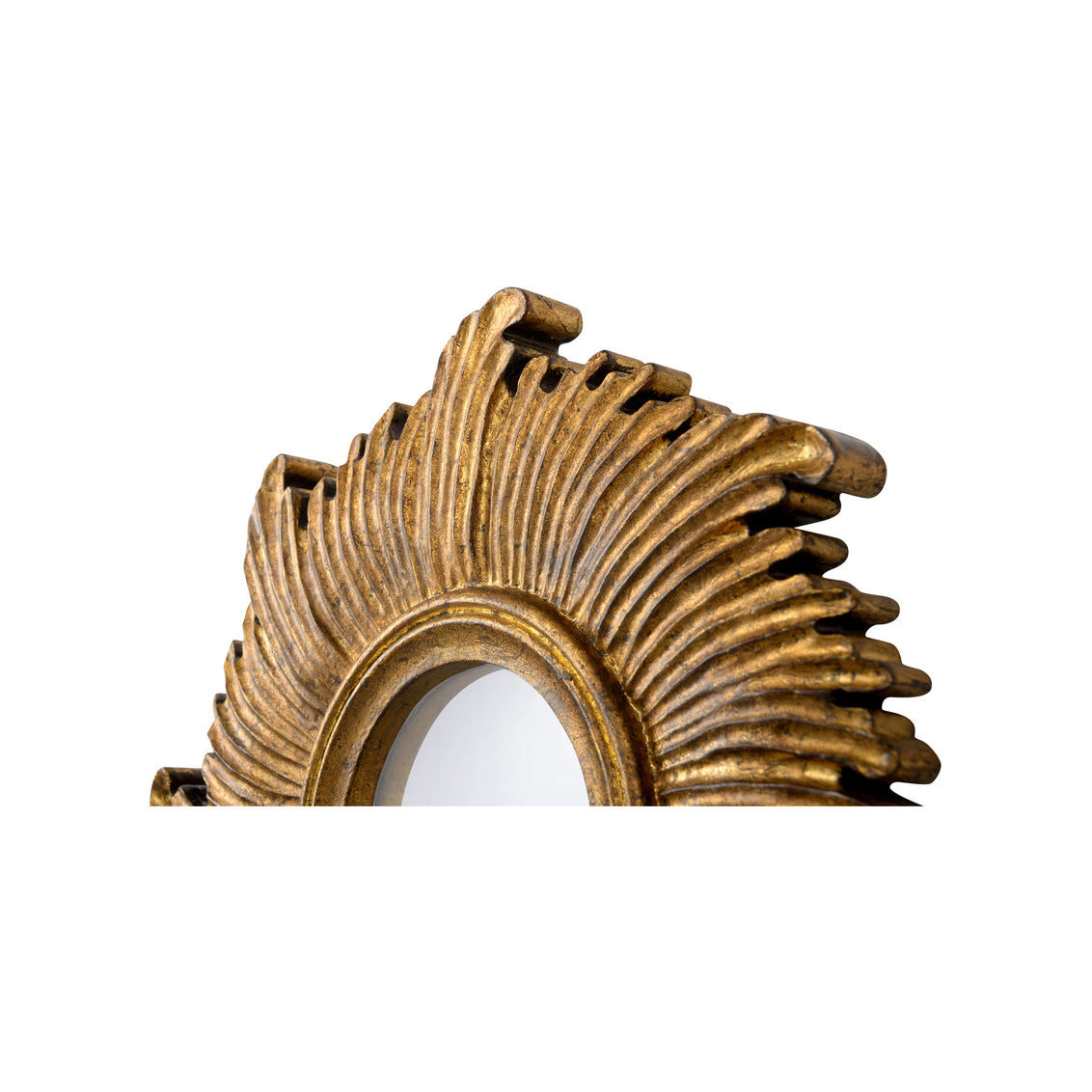 Daybreak Mirror in Antique Gold/Clear / Wood - Chelsea House