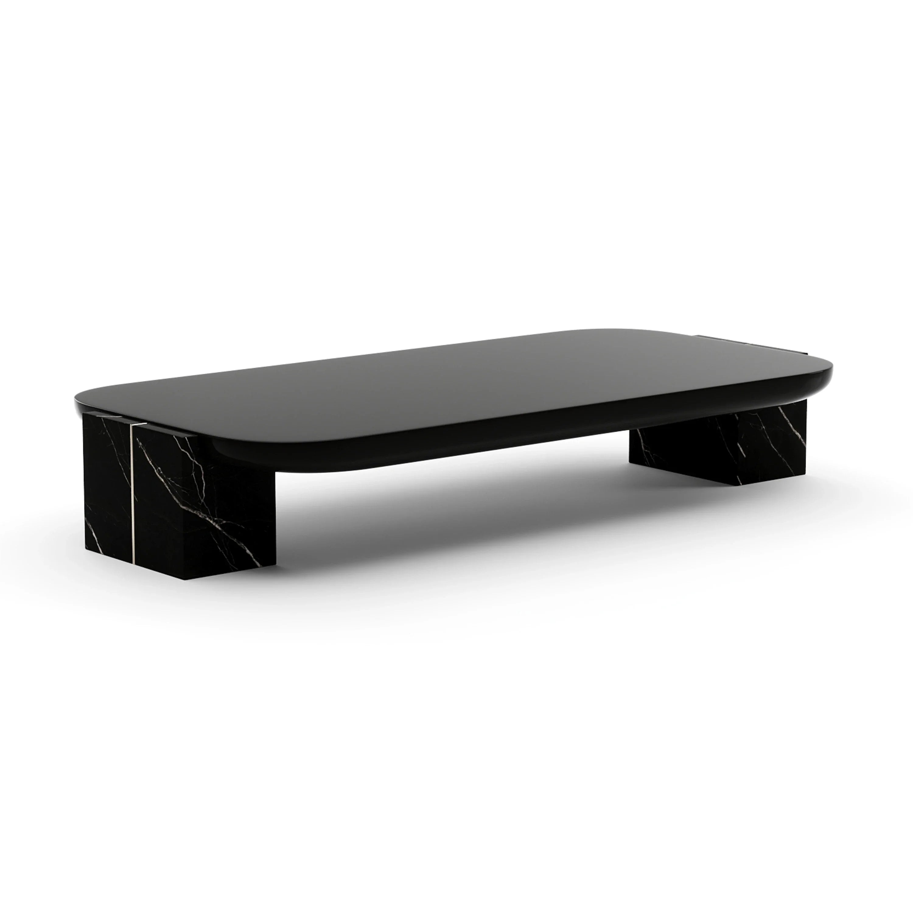 Overlap Rec Cocktail Table Dark – Cocktail Tables by Caracole | Sutter & Vale