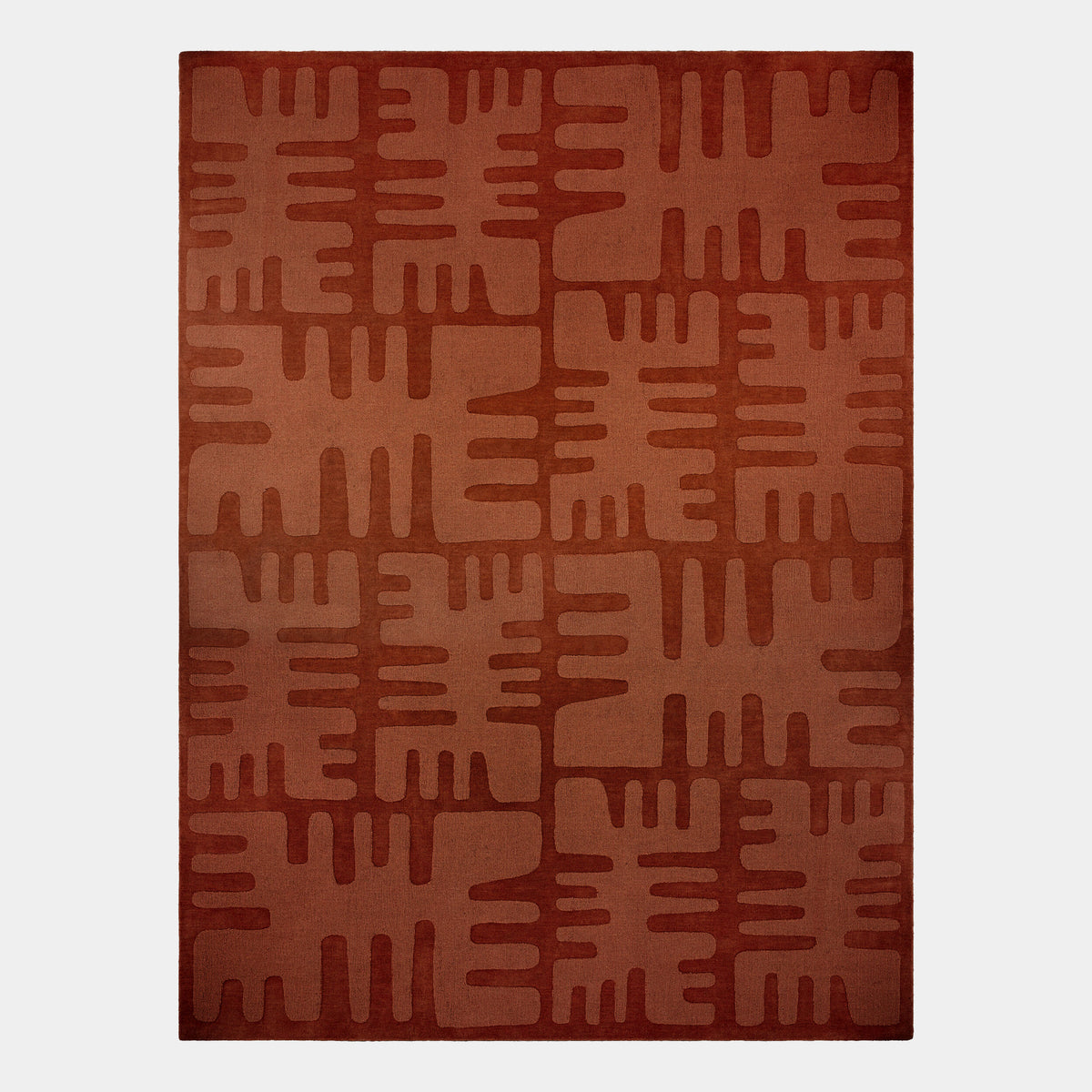 Duafe Rug-Rust