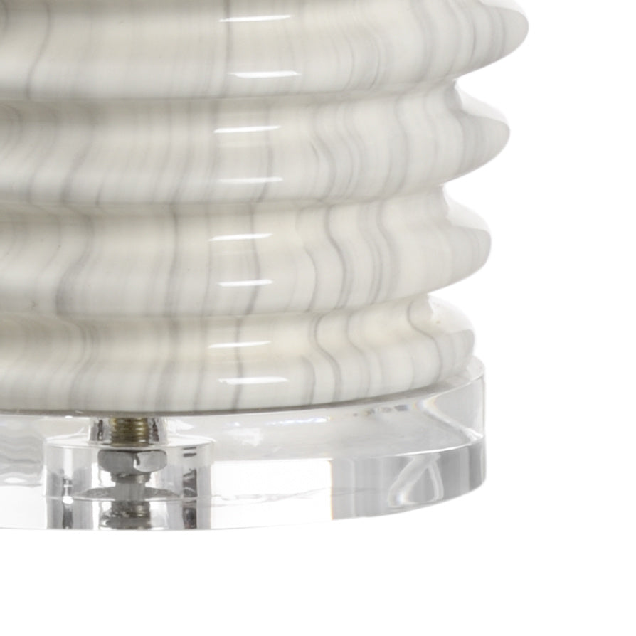 Colorado Lamp - Marblized in 33.5 / Ceramic/Porcelain - Chelsea House