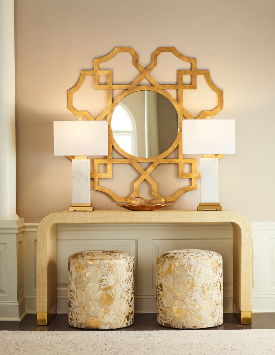 White Kennedy Marble Lamp in 27.5 / Marble - Chelsea House