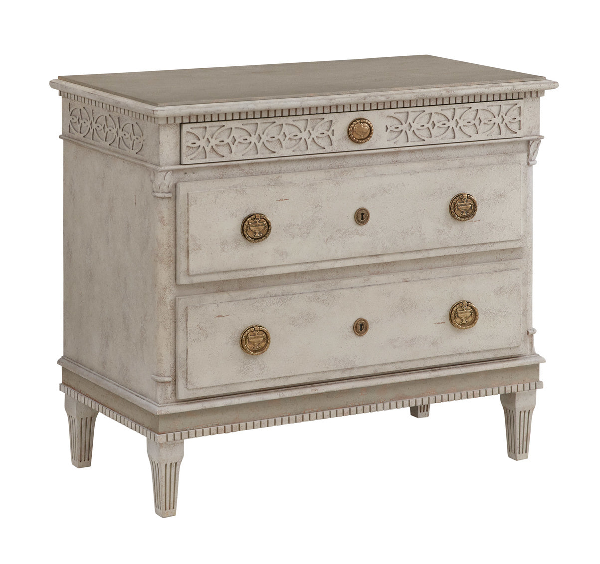 Modern History Small Gustavian Bedside Chest MH1097F01