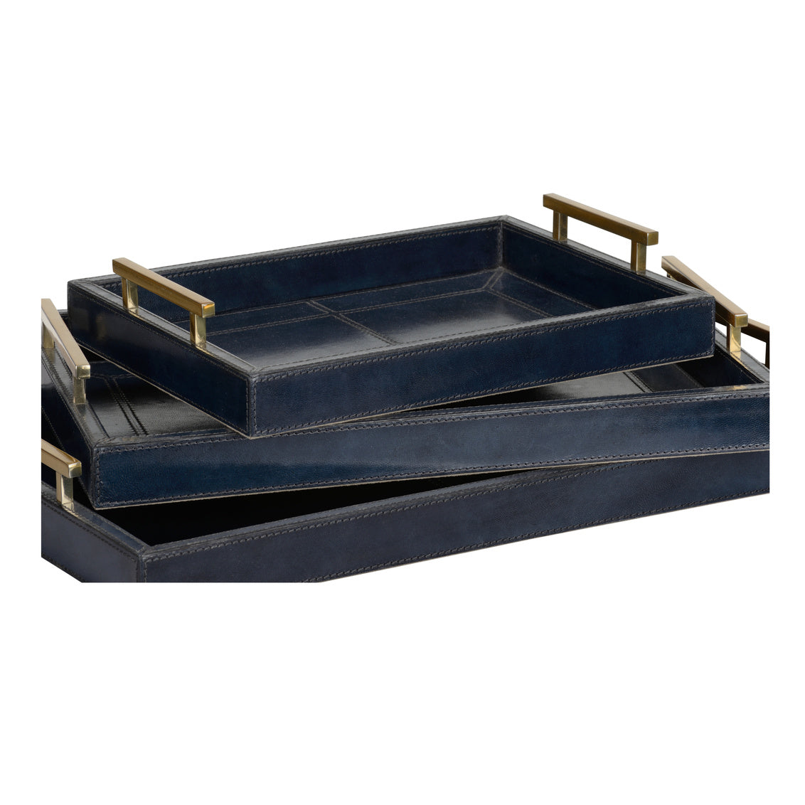 Assured Trays (S3) in 3 / Leather - Chelsea House