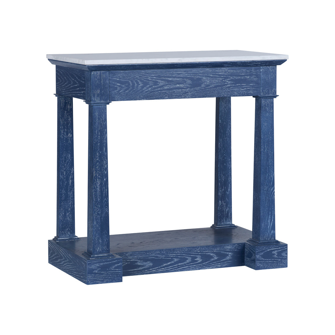 Montmartre Console in Blue/Natural White / Wood - Chelsea House