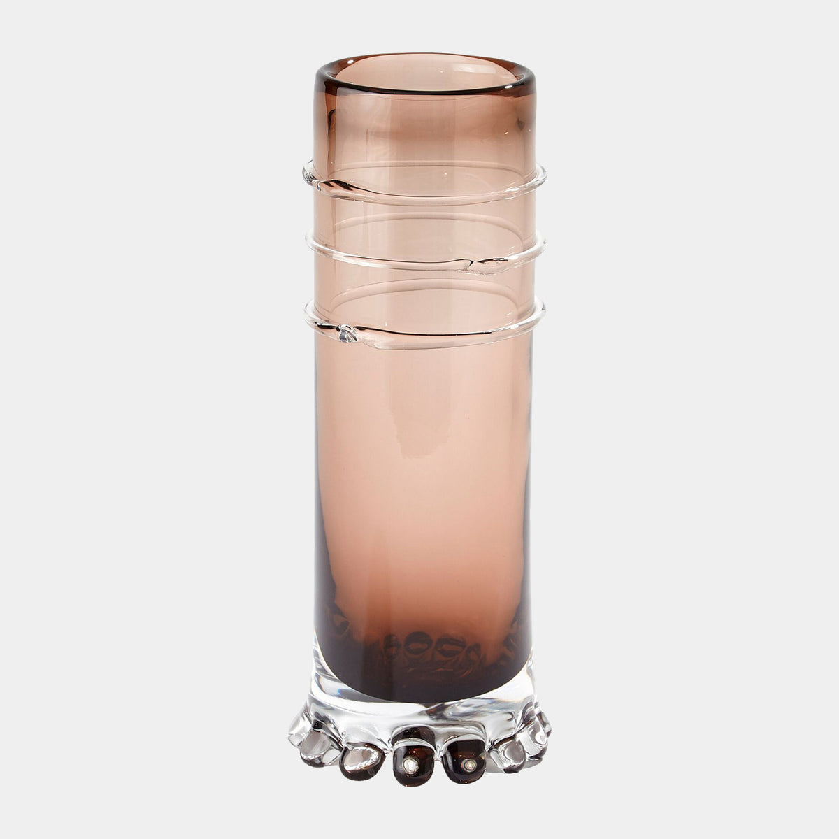 Verre Lisse Vase-Dore